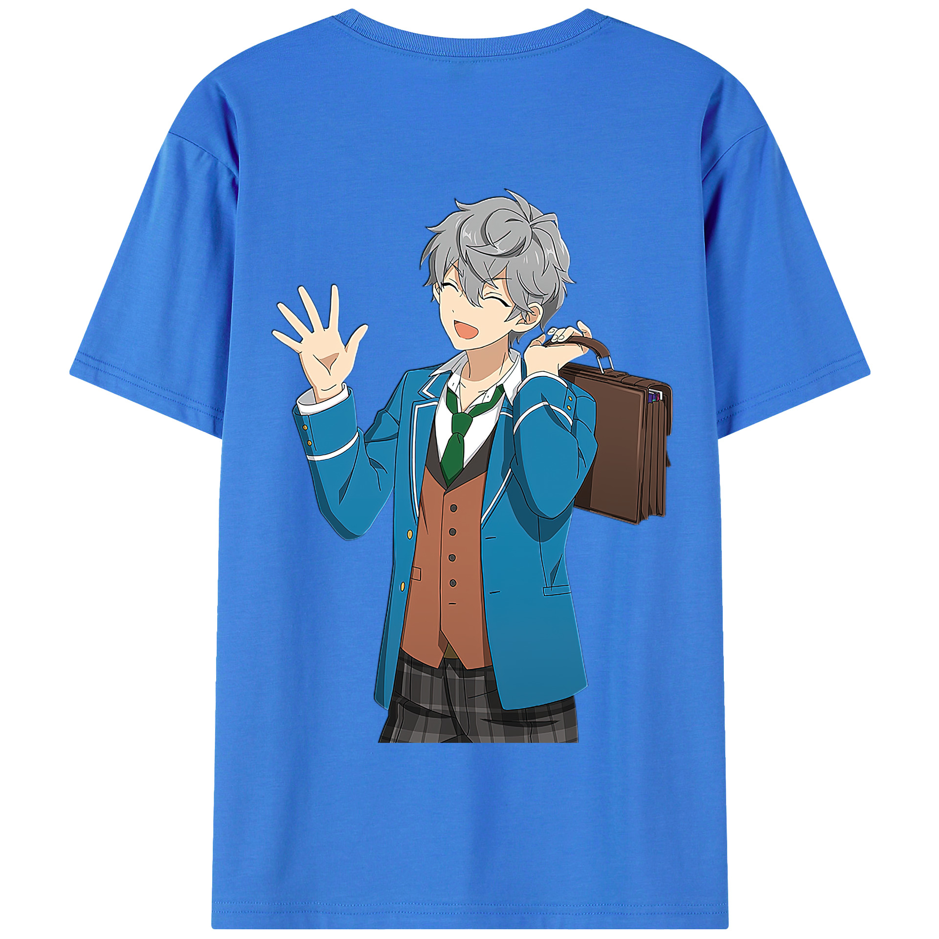 （画像用） あんさんぶるスターズ! Ensemble Stars 綿100％半袖Tシャツ（背面プリント）