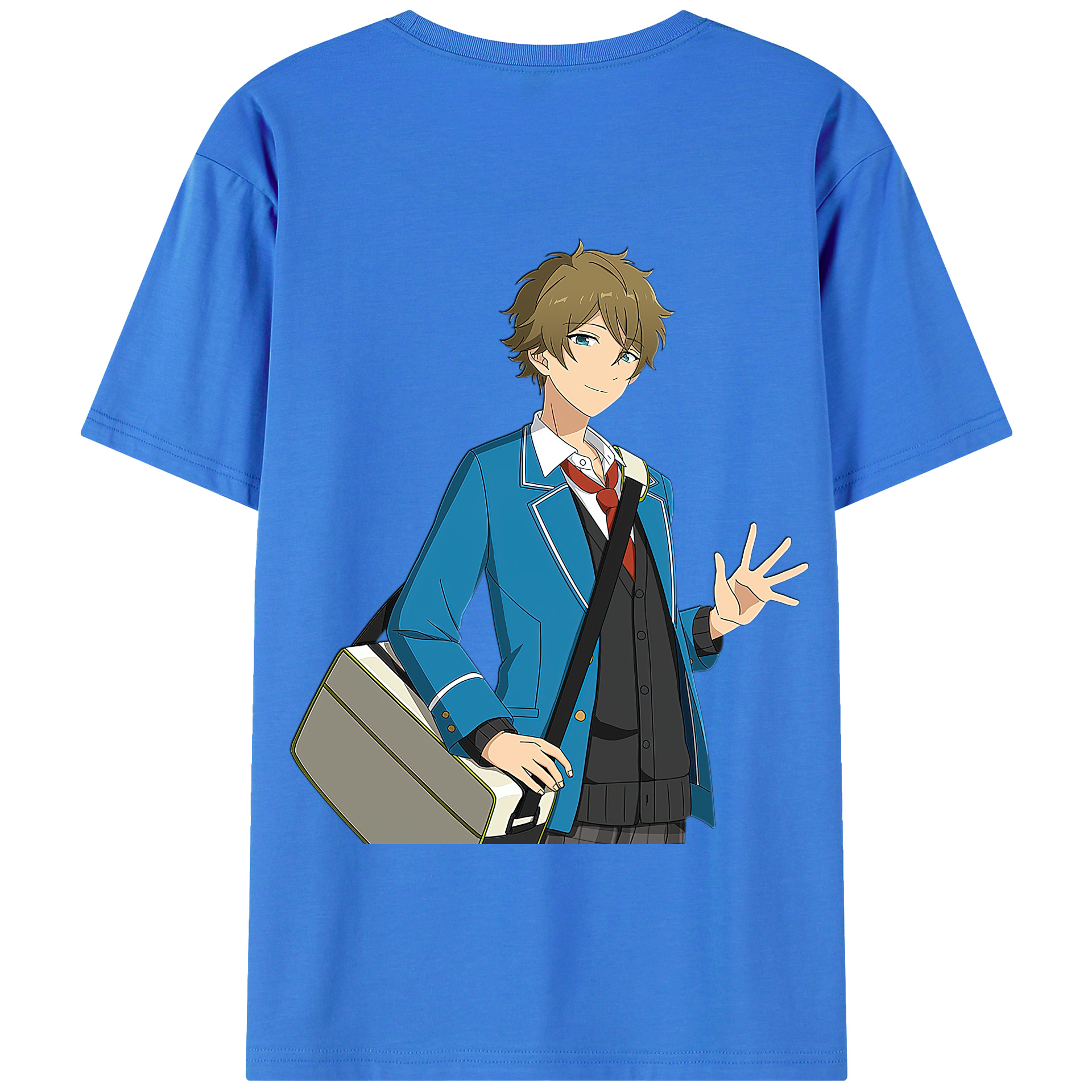 （画像用） あんさんぶるスターズ! Ensemble Stars 綿100％半袖Tシャツ（背面プリント）