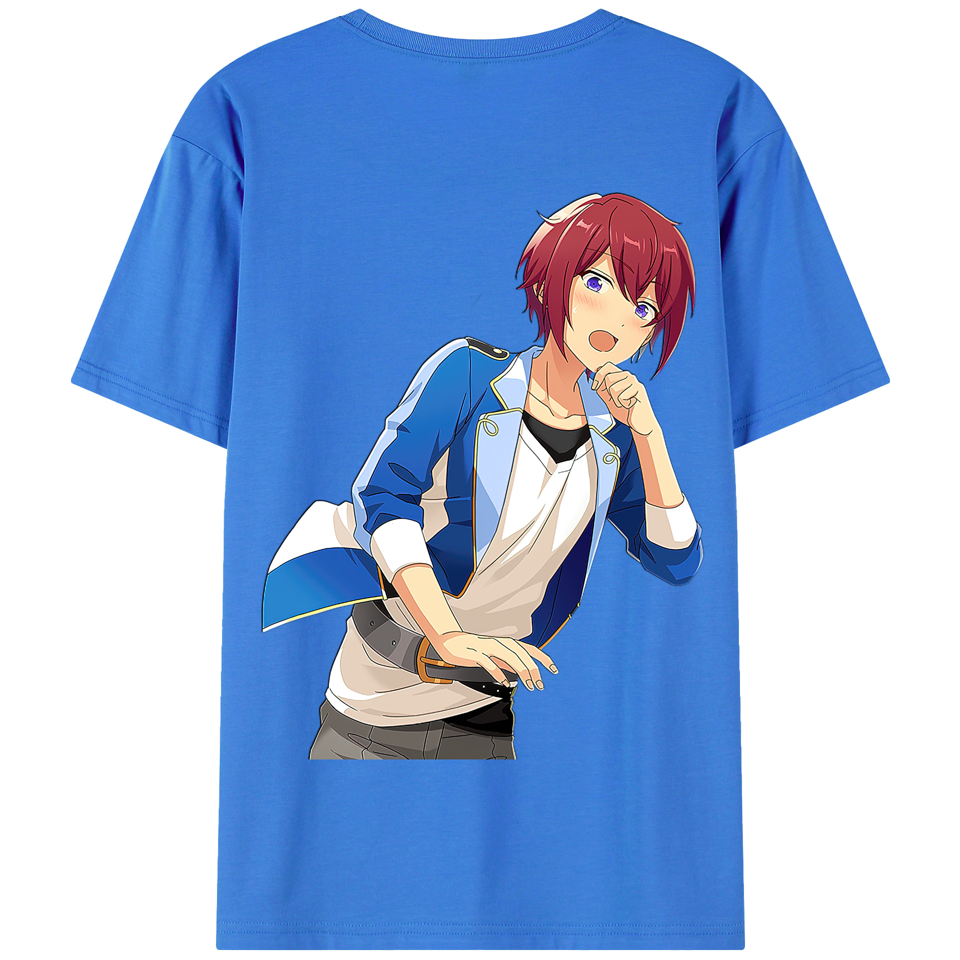 （画像用） あんさんぶるスターズ! Ensemble Stars 綿100％半袖Tシャツ（背面プリント）