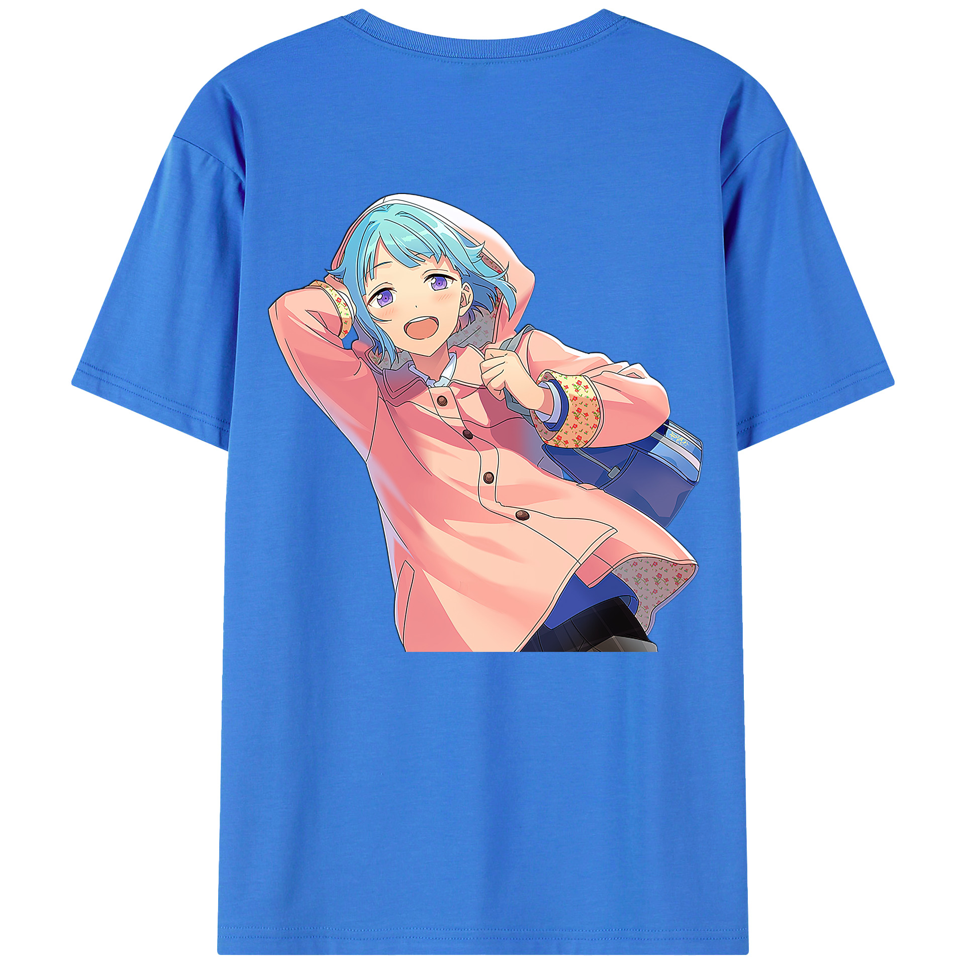（画像用） あんさんぶるスターズ! Ensemble Stars 綿100％半袖Tシャツ（背面プリント）