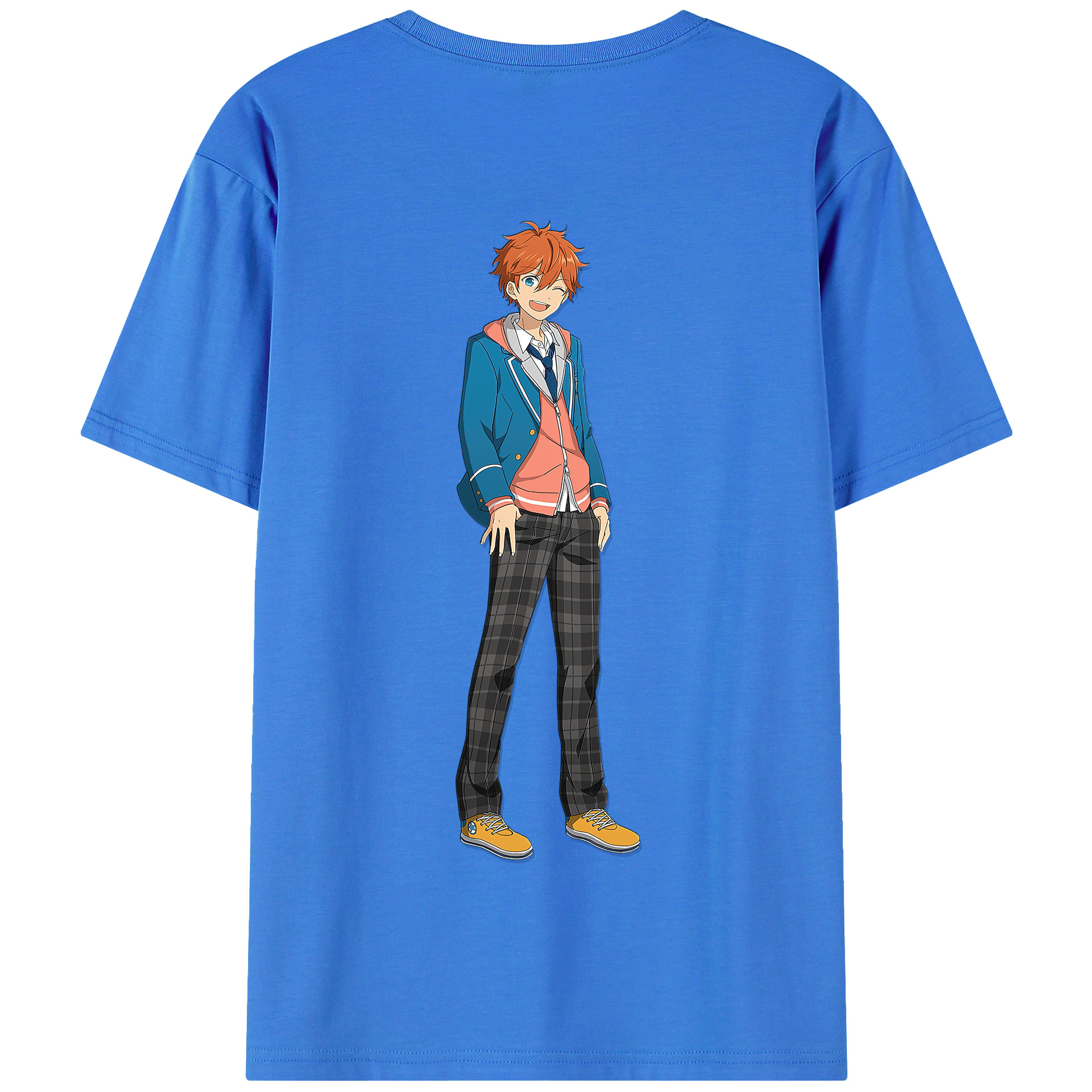 （画像用） あんさんぶるスターズ! Ensemble Stars 綿100％半袖Tシャツ（背面プリント）