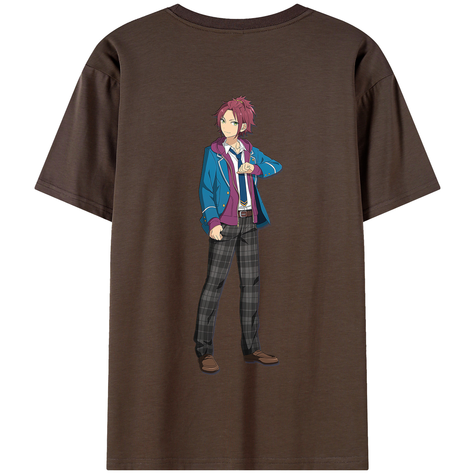 （画像用） あんさんぶるスターズ! Ensemble Stars 綿100％半袖Tシャツ（背面プリント）