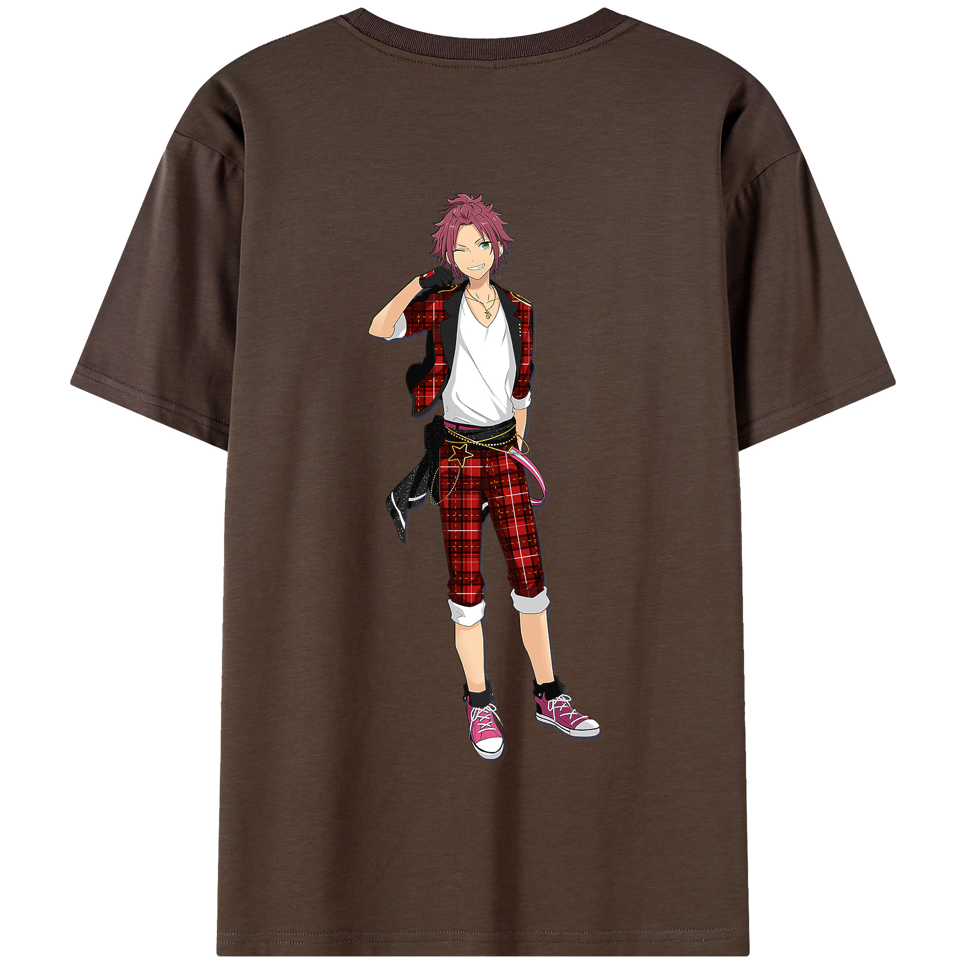 （画像用） あんさんぶるスターズ! Ensemble Stars 綿100％半袖Tシャツ（背面プリント）