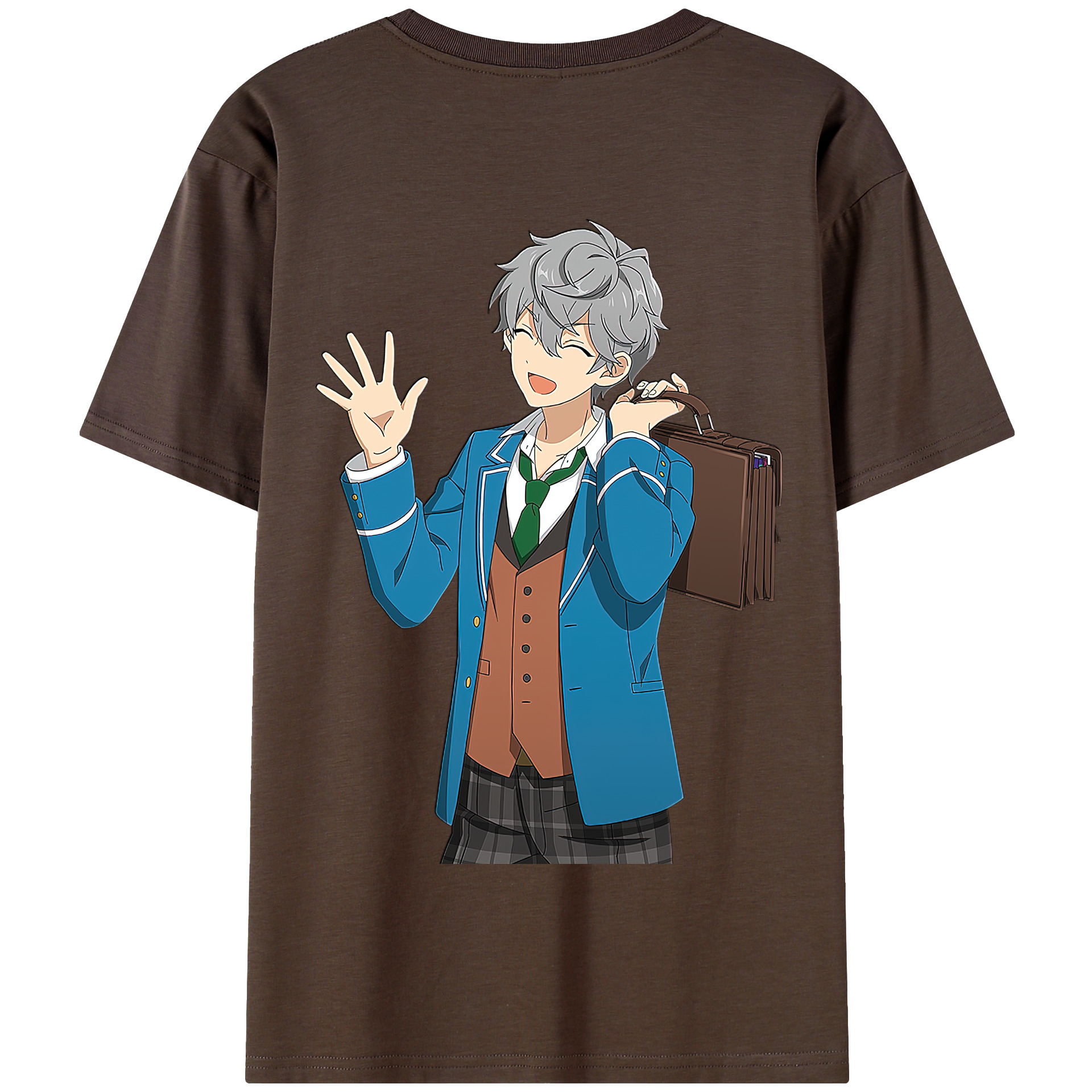 （画像用） あんさんぶるスターズ! Ensemble Stars 綿100％半袖Tシャツ（背面プリント）