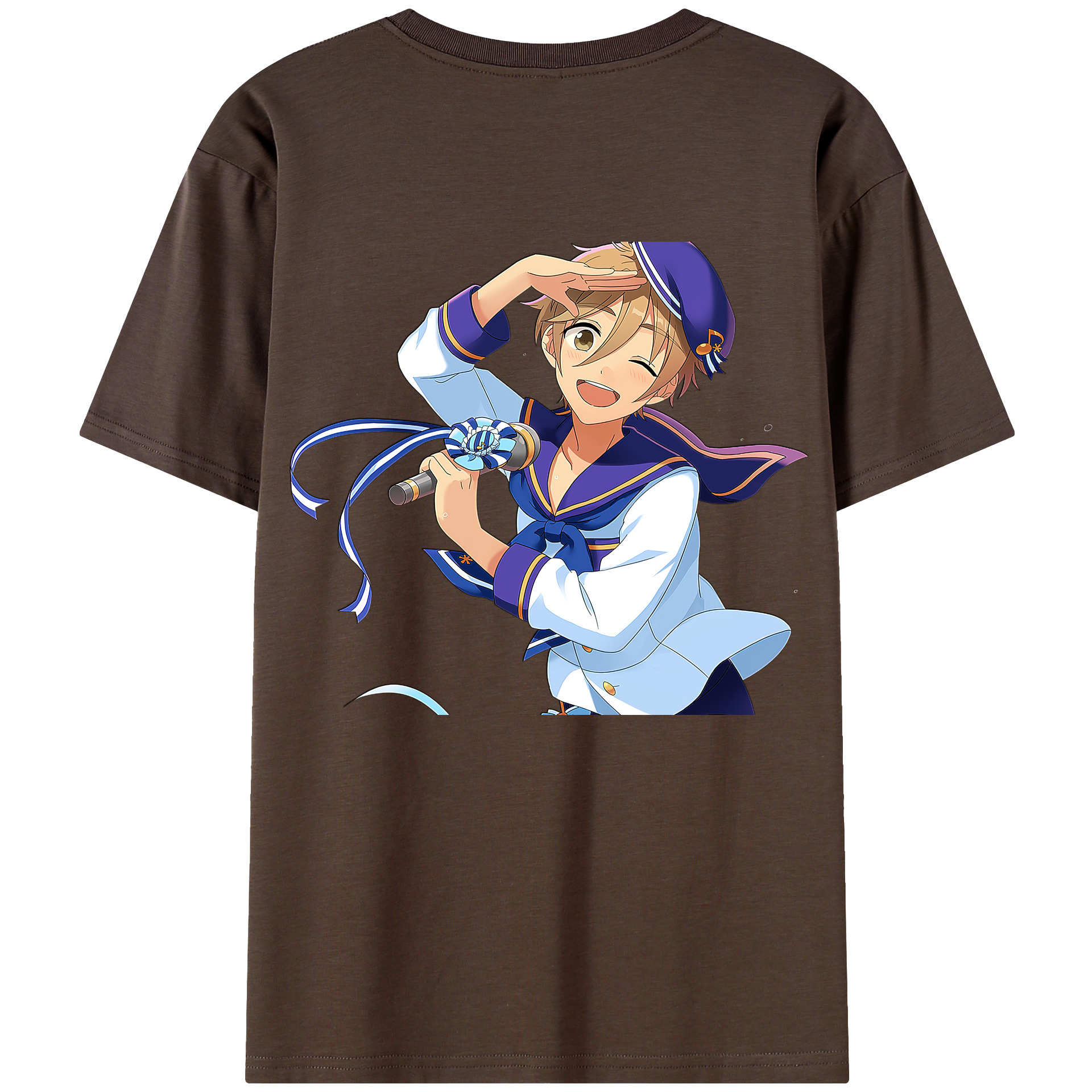（画像用） あんさんぶるスターズ! Ensemble Stars 綿100％半袖Tシャツ（背面プリント）