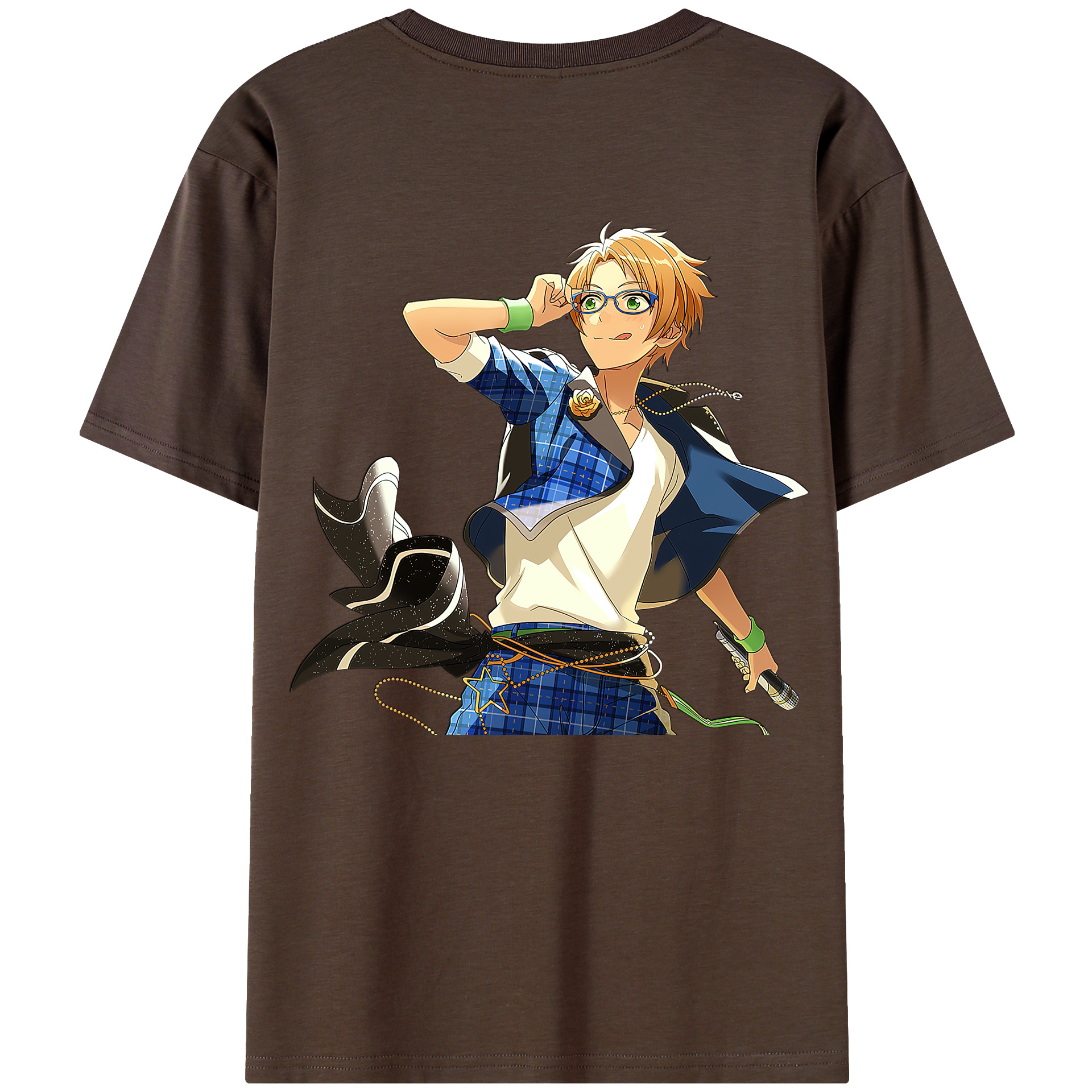 （画像用） あんさんぶるスターズ! Ensemble Stars 綿100％半袖Tシャツ（背面プリント）