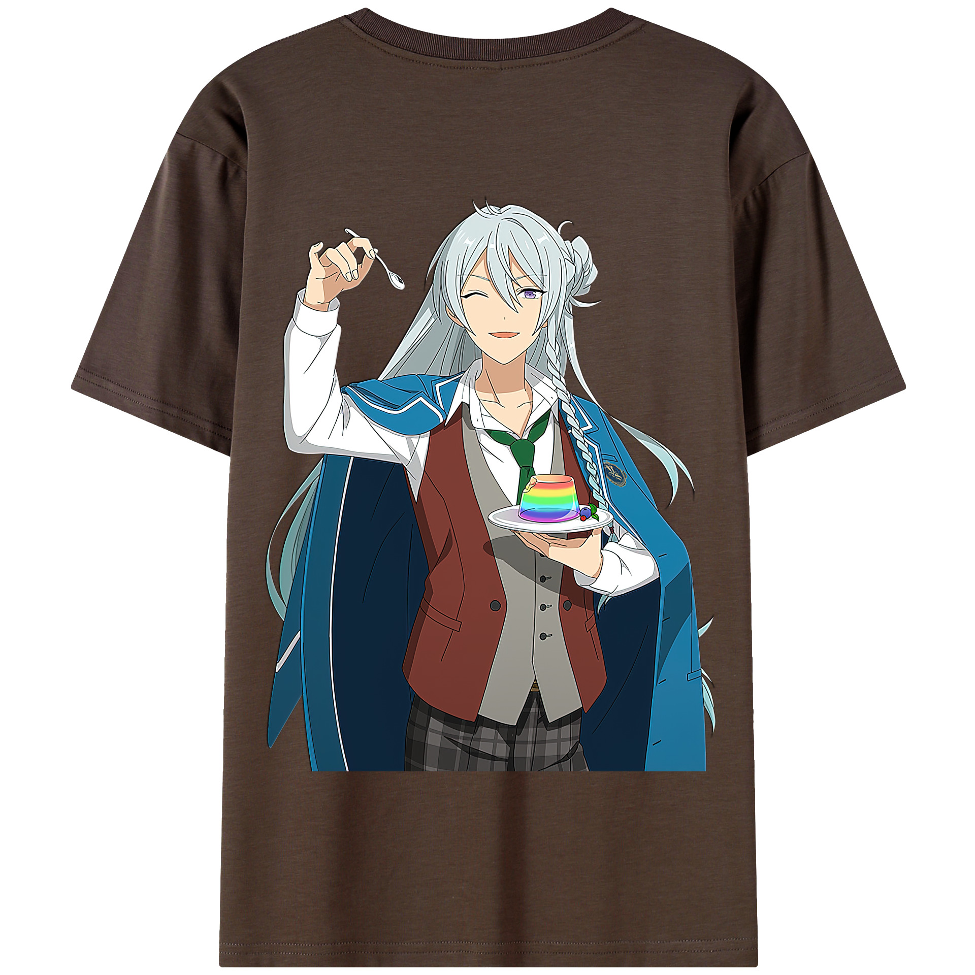 （画像用） あんさんぶるスターズ! Ensemble Stars 綿100％半袖Tシャツ（背面プリント）