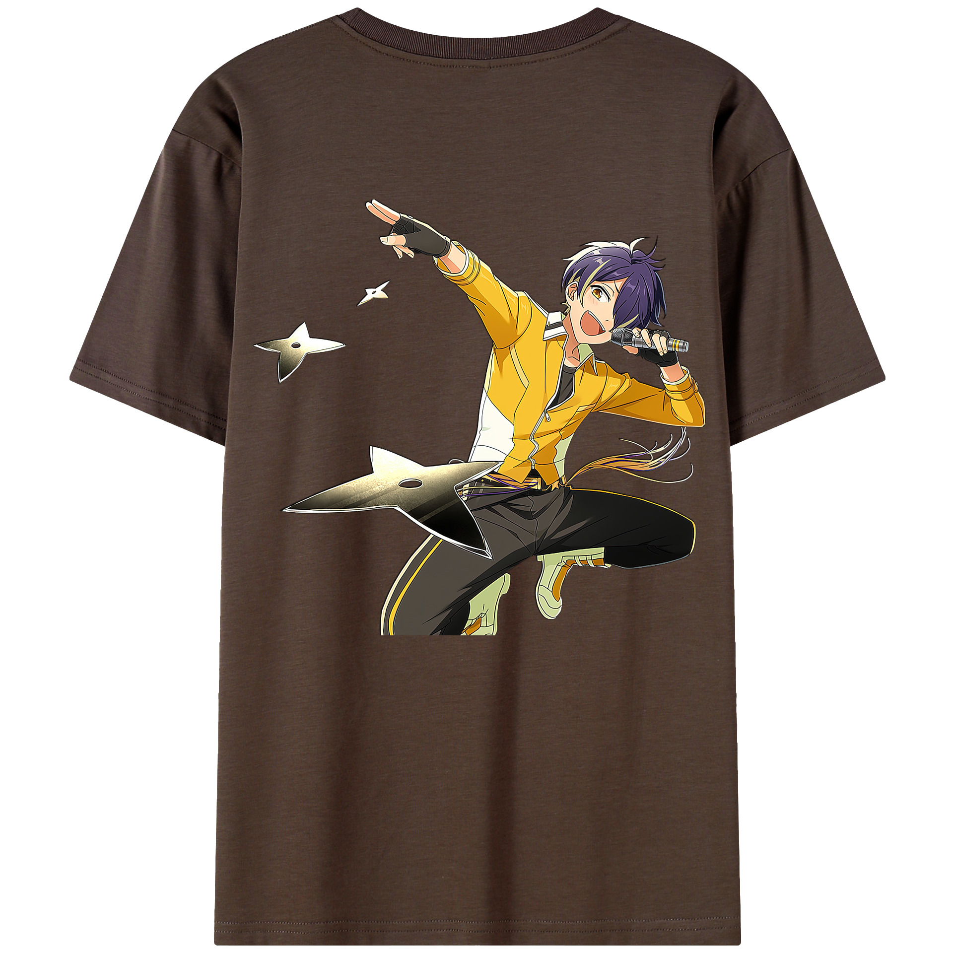 （画像用） あんさんぶるスターズ! Ensemble Stars 綿100％半袖Tシャツ（背面プリント）