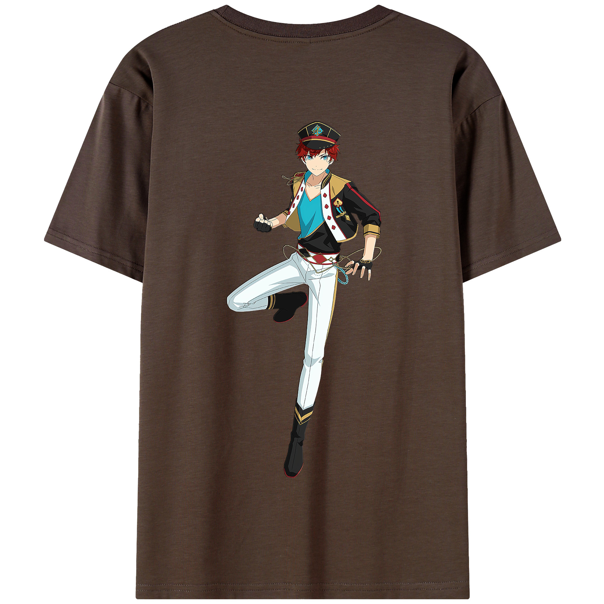 （画像用） あんさんぶるスターズ! Ensemble Stars 綿100％半袖Tシャツ（背面プリント）
