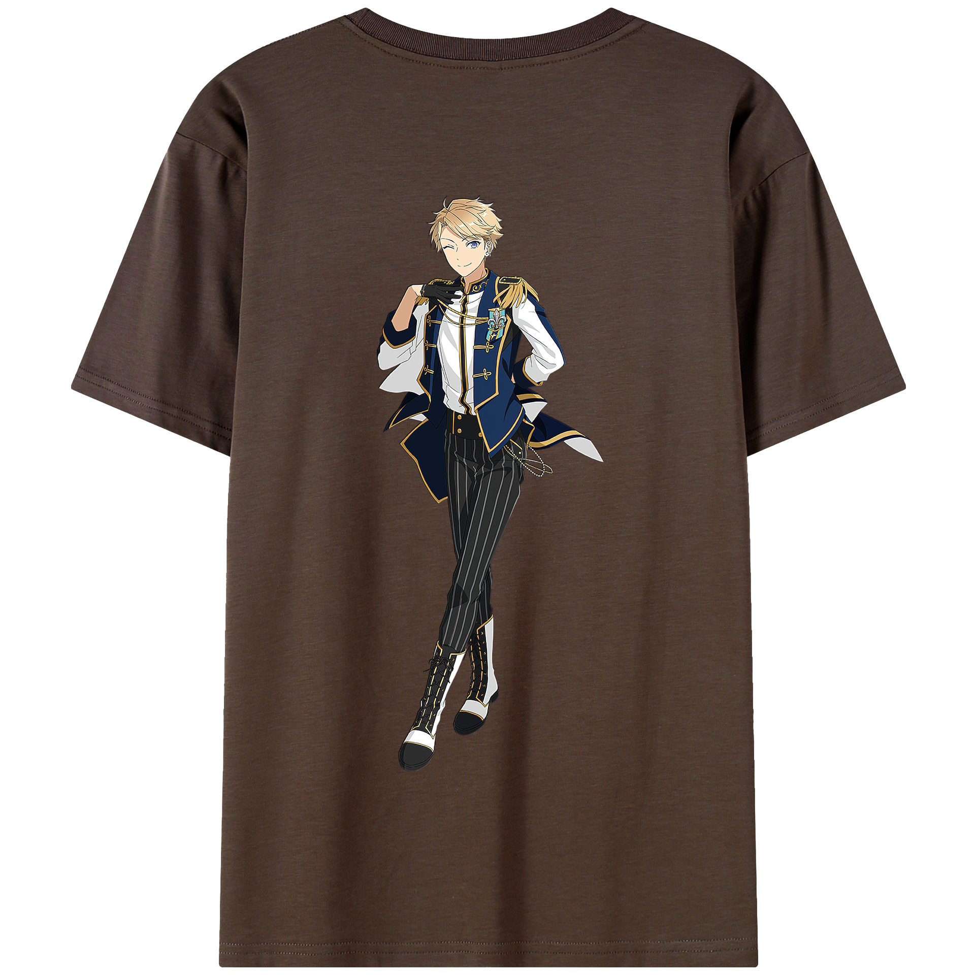 （画像用） あんさんぶるスターズ! Ensemble Stars 綿100％半袖Tシャツ（背面プリント）