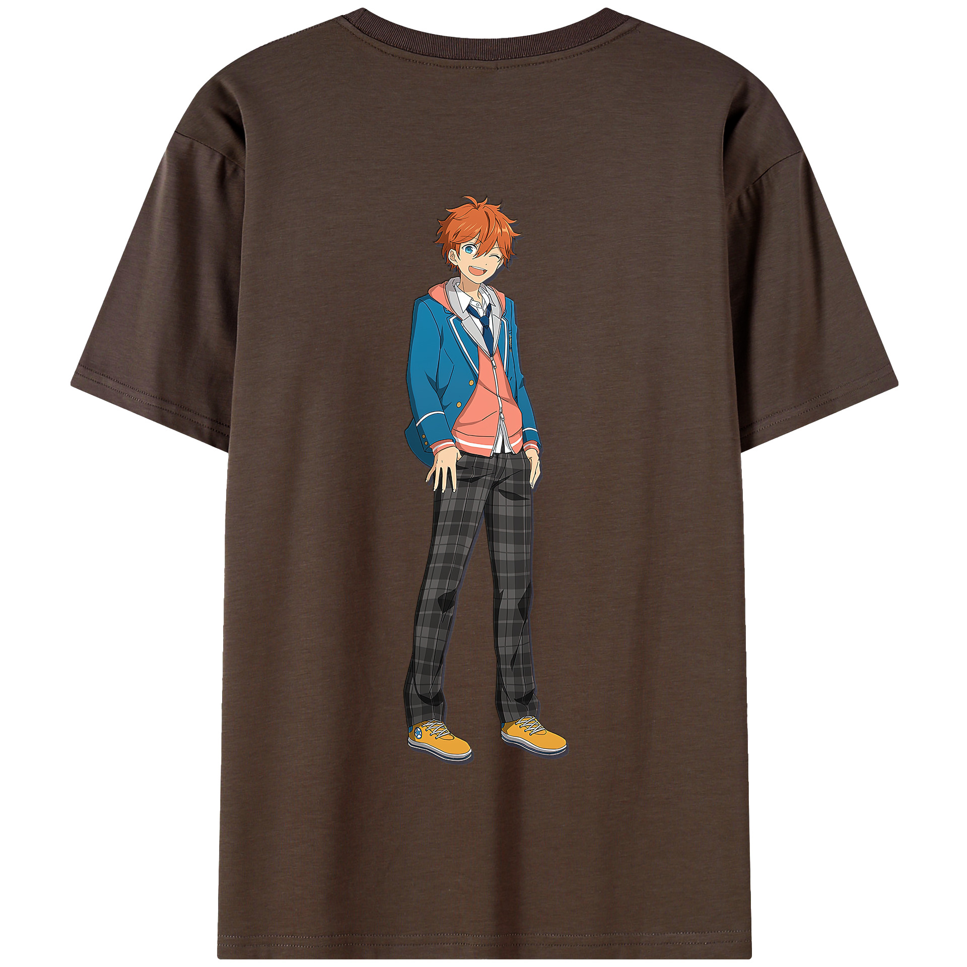 （画像用） あんさんぶるスターズ! Ensemble Stars 綿100％半袖Tシャツ（背面プリント）