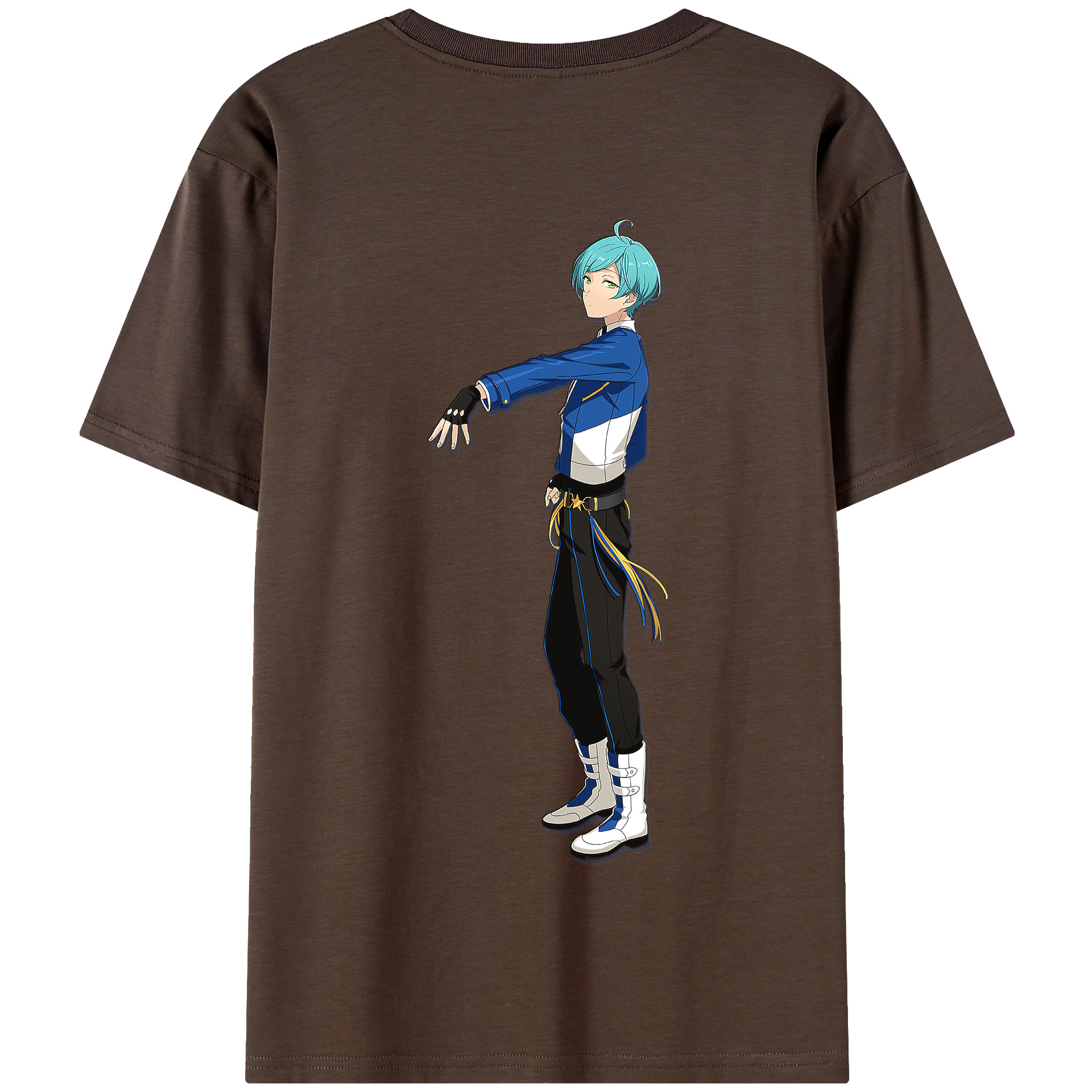 （画像用） あんさんぶるスターズ! Ensemble Stars 綿100％半袖Tシャツ（背面プリント）