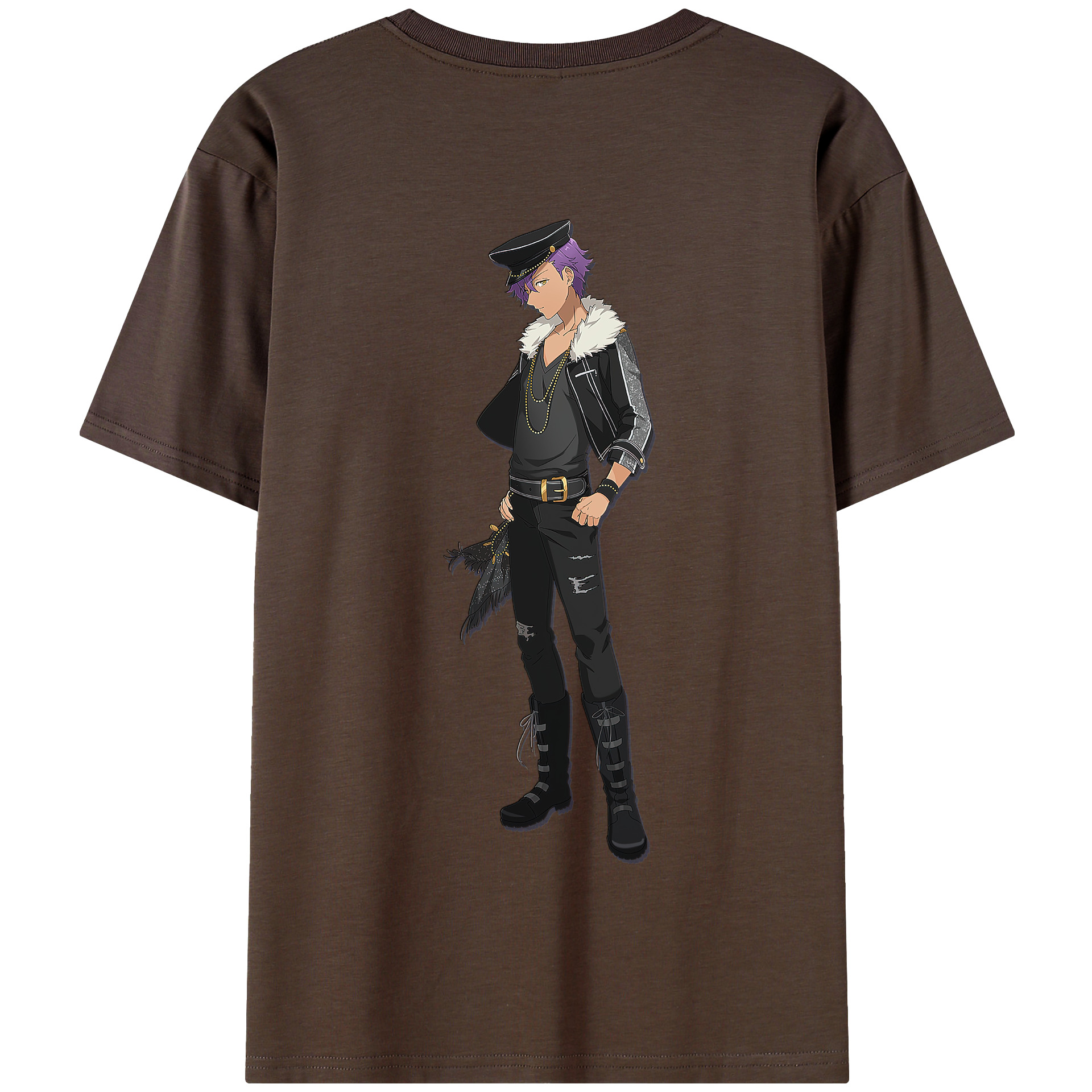 （画像用） あんさんぶるスターズ! Ensemble Stars 綿100％半袖Tシャツ（背面プリント）
