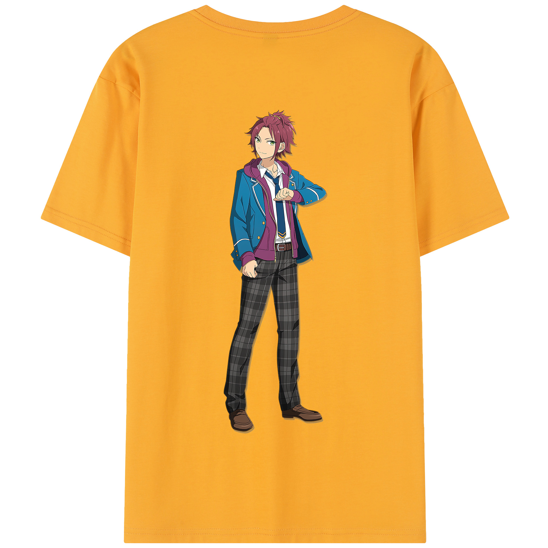 （画像用） あんさんぶるスターズ! Ensemble Stars 綿100％半袖Tシャツ（背面プリント）