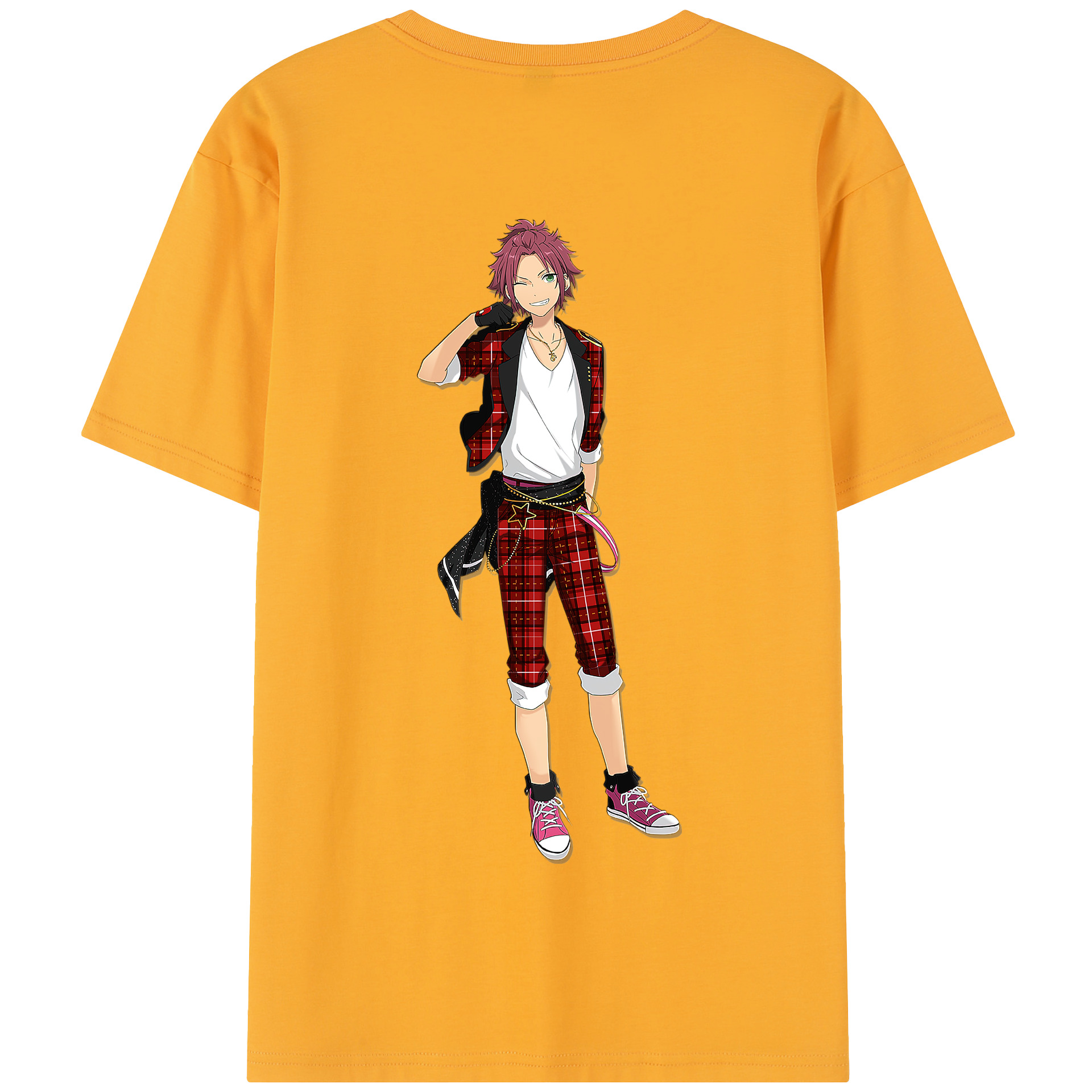 （画像用） あんさんぶるスターズ! Ensemble Stars 綿100％半袖Tシャツ（背面プリント）