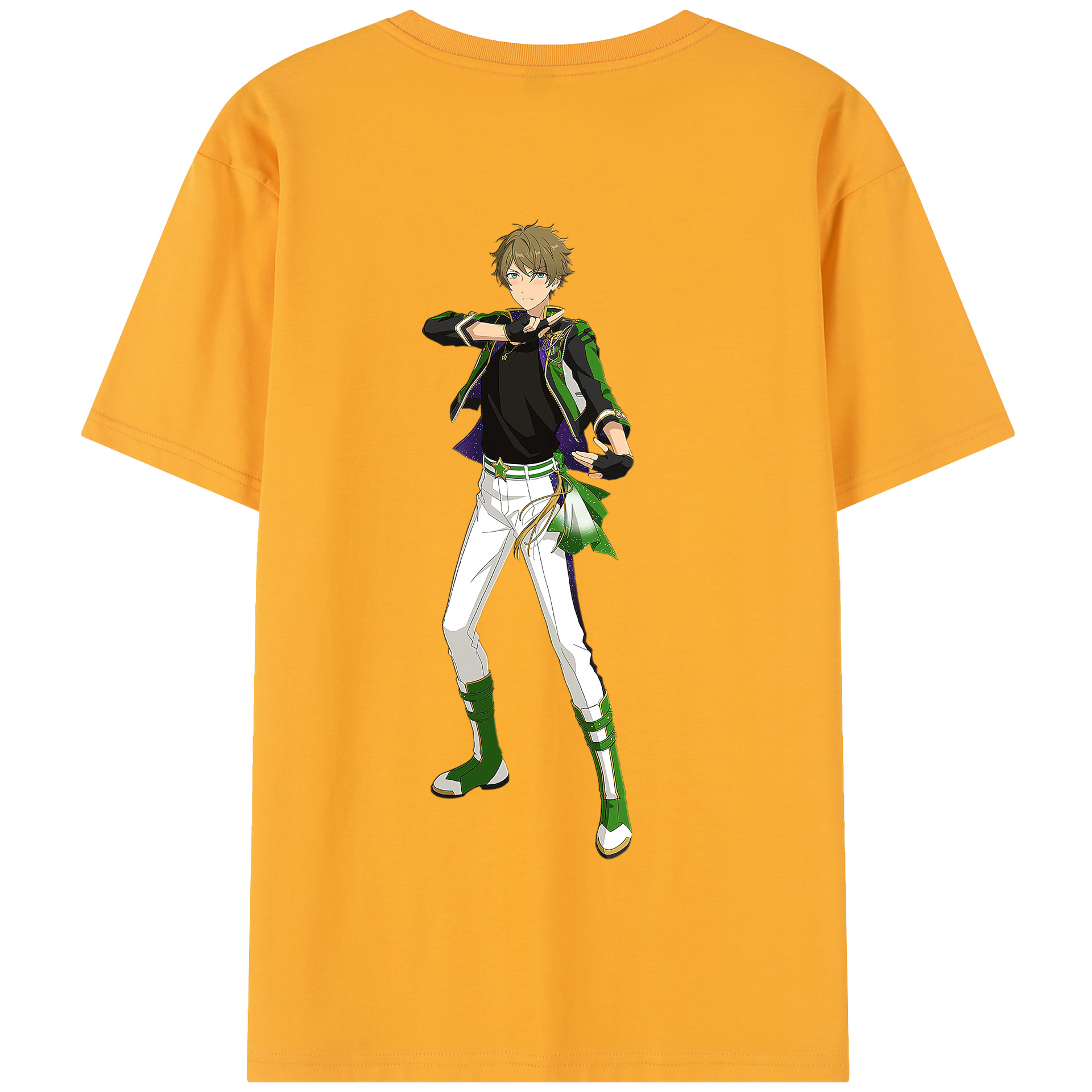 （画像用） あんさんぶるスターズ! Ensemble Stars 綿100％半袖Tシャツ（背面プリント）