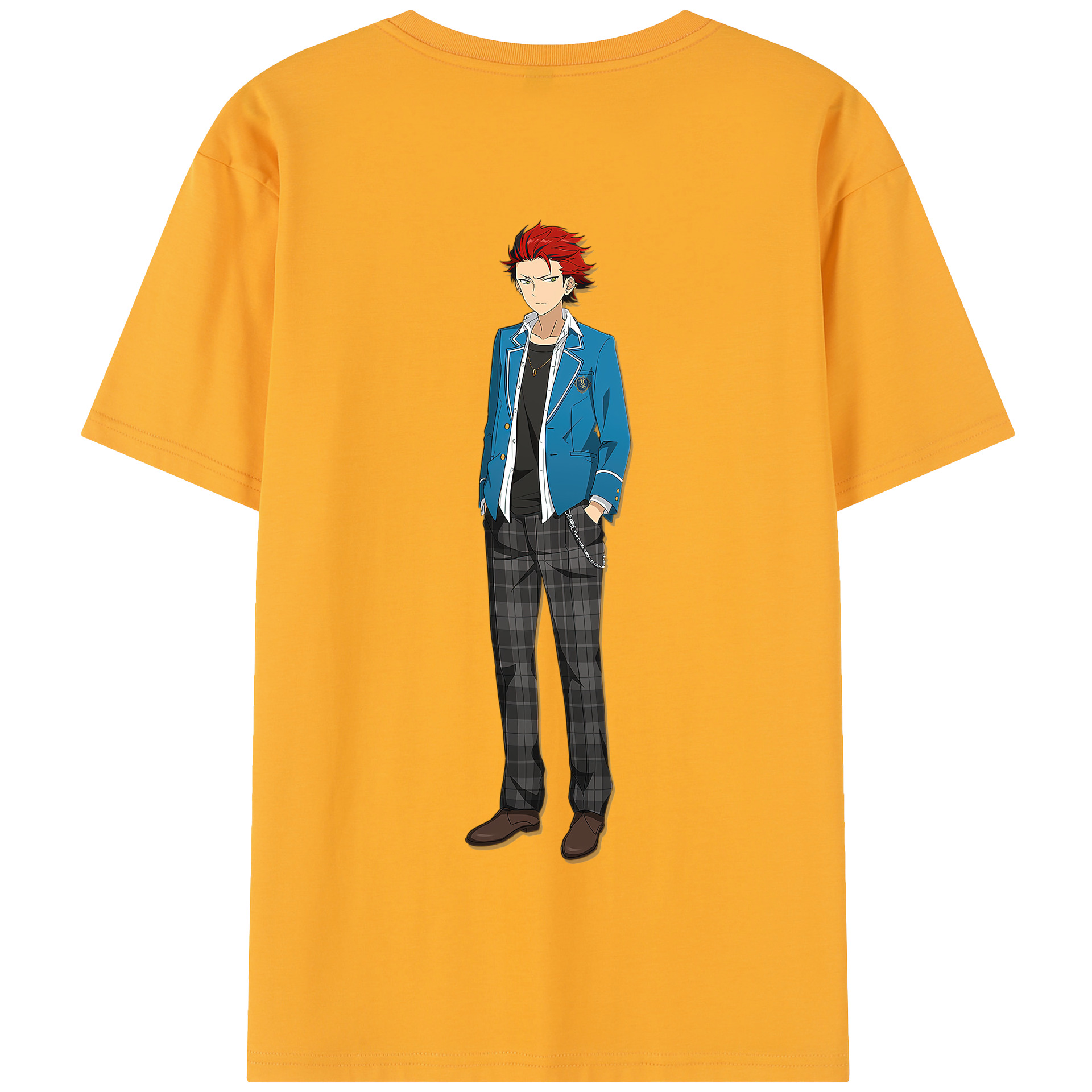 （画像用） あんさんぶるスターズ! Ensemble Stars 綿100％半袖Tシャツ（背面プリント）