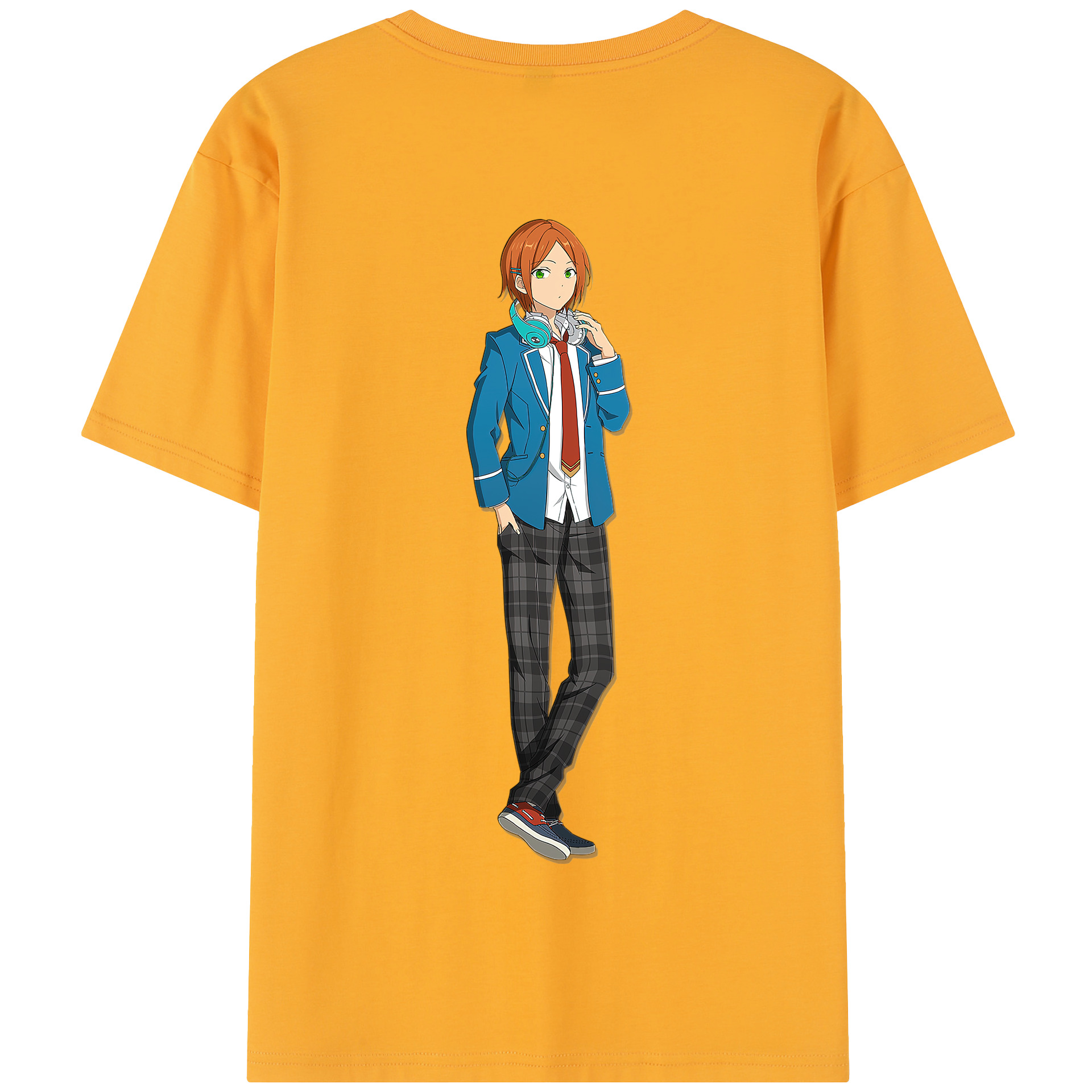 （画像用） あんさんぶるスターズ! Ensemble Stars 綿100％半袖Tシャツ（背面プリント）