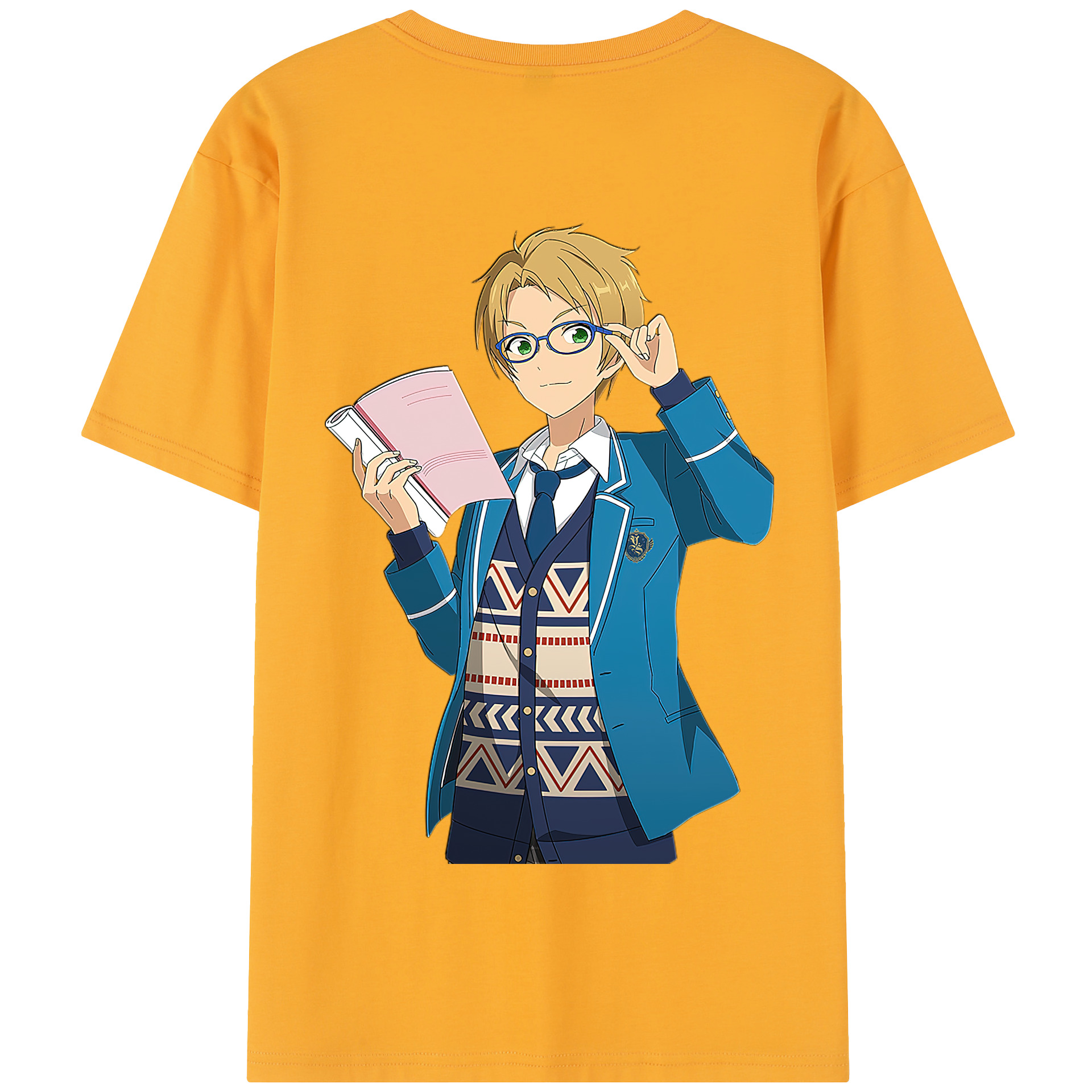 （画像用） あんさんぶるスターズ! Ensemble Stars 綿100％半袖Tシャツ（背面プリント）