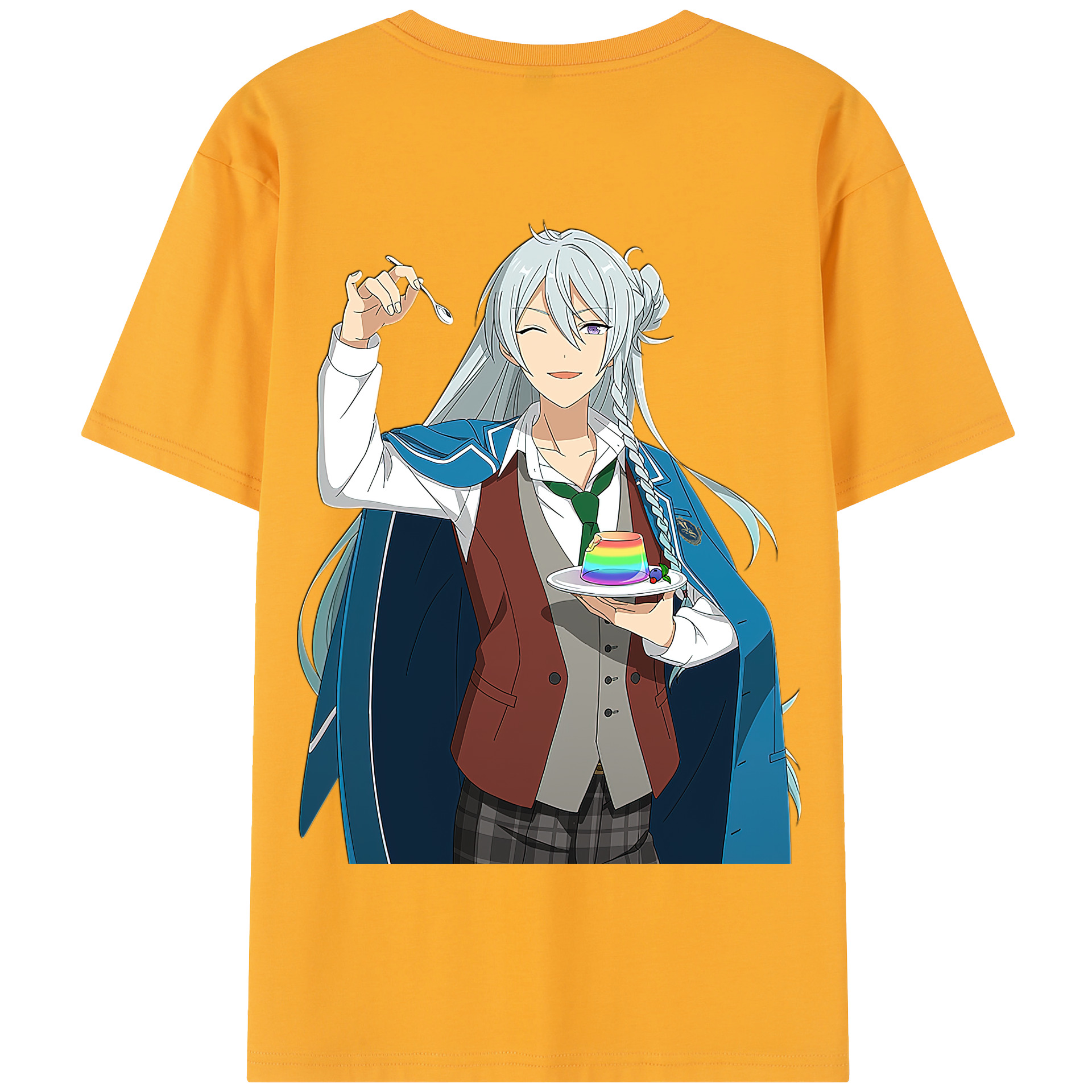 （画像用） あんさんぶるスターズ! Ensemble Stars 綿100％半袖Tシャツ（背面プリント）