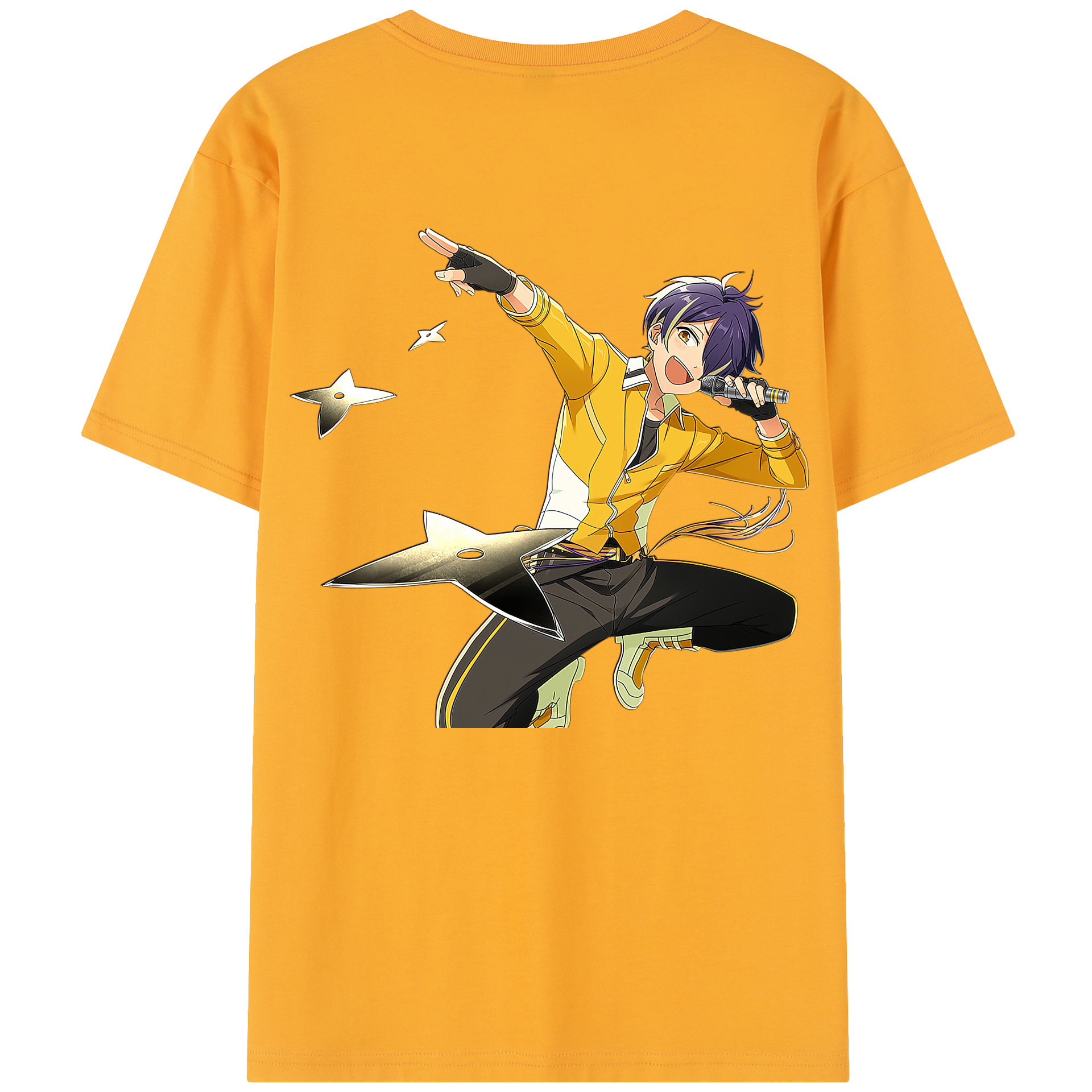 （画像用） あんさんぶるスターズ! Ensemble Stars 綿100％半袖Tシャツ（背面プリント）