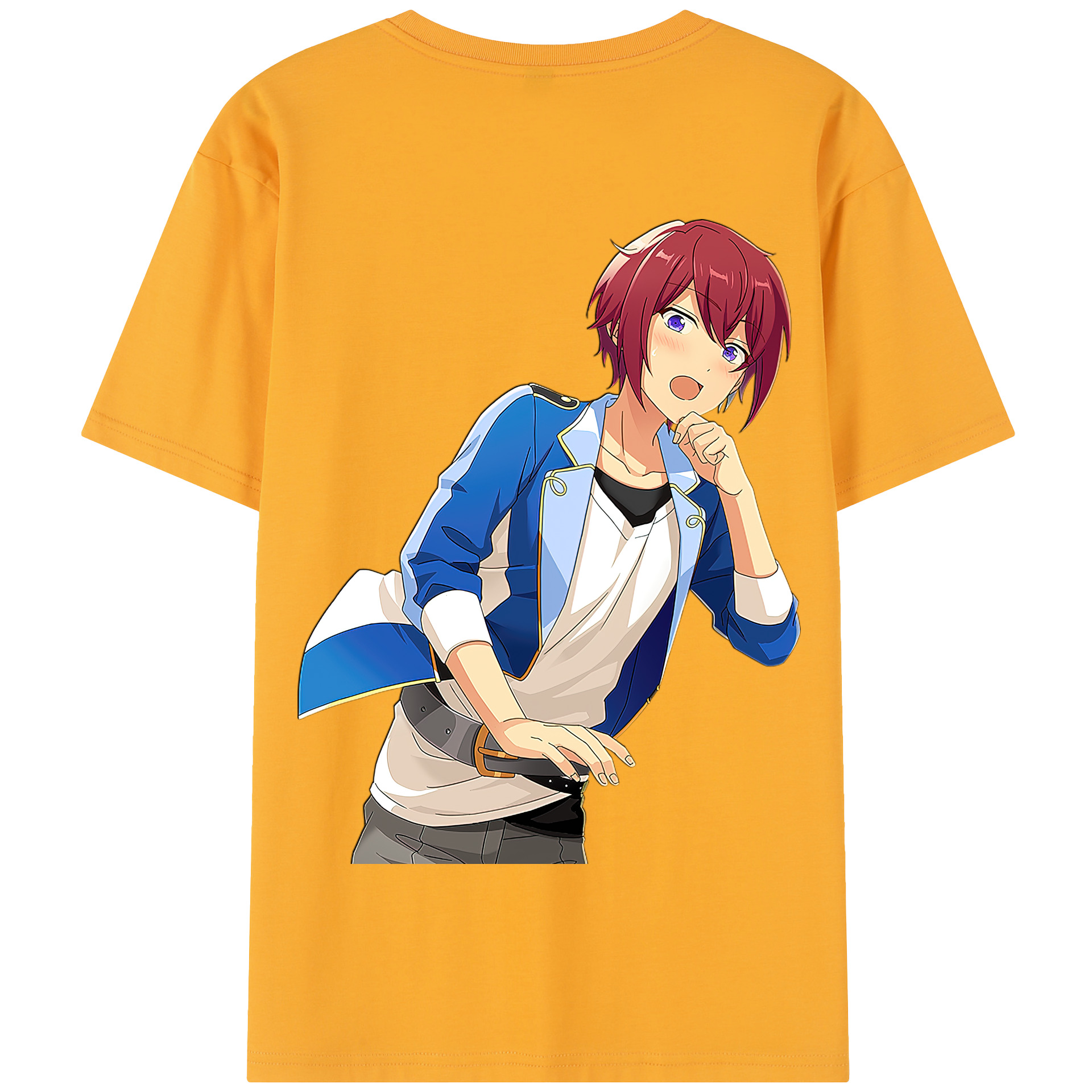 （画像用） あんさんぶるスターズ! Ensemble Stars 綿100％半袖Tシャツ（背面プリント）