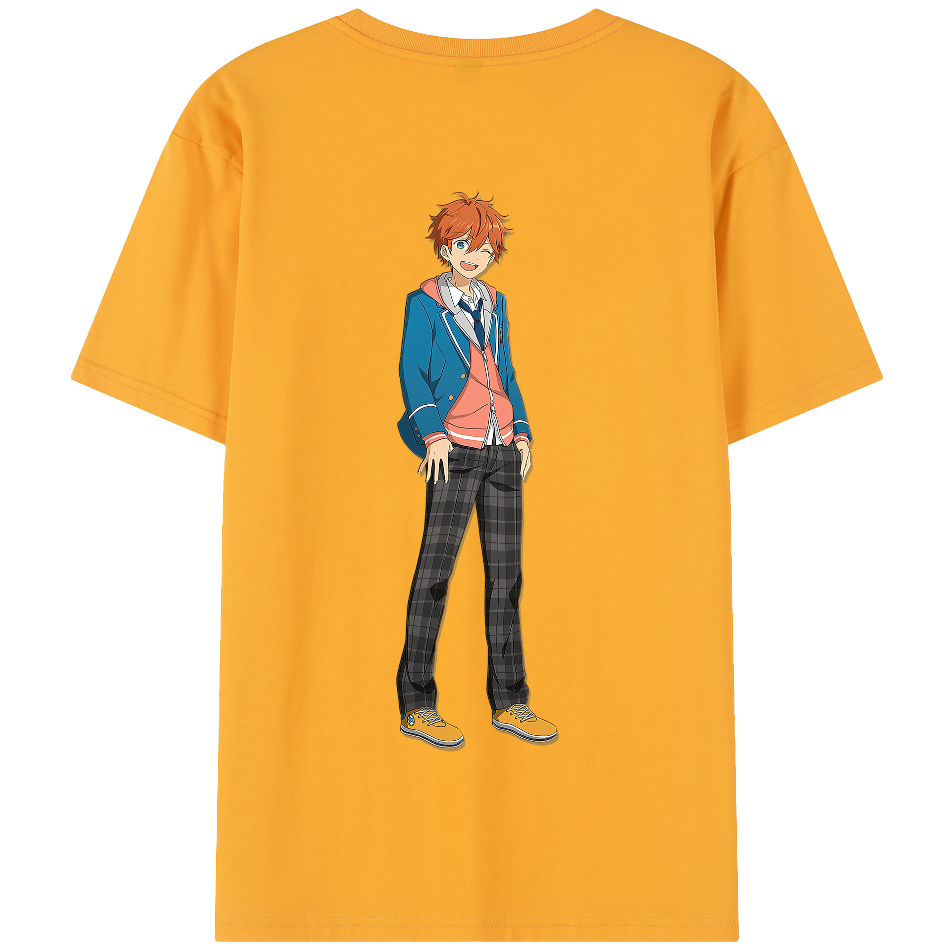 （画像用） あんさんぶるスターズ! Ensemble Stars 綿100％半袖Tシャツ（背面プリント）