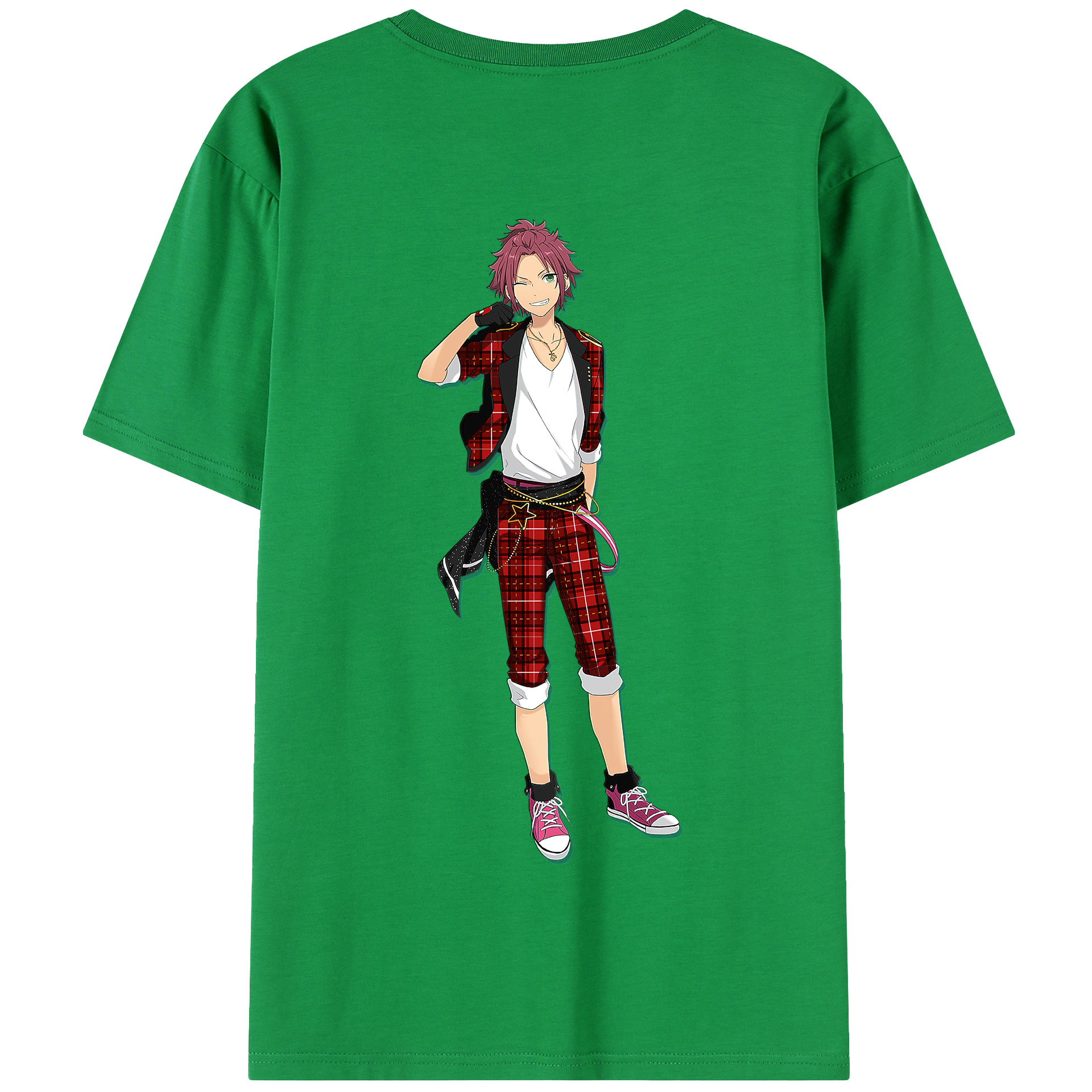 （画像用） あんさんぶるスターズ! Ensemble Stars 綿100％半袖Tシャツ（背面プリント）