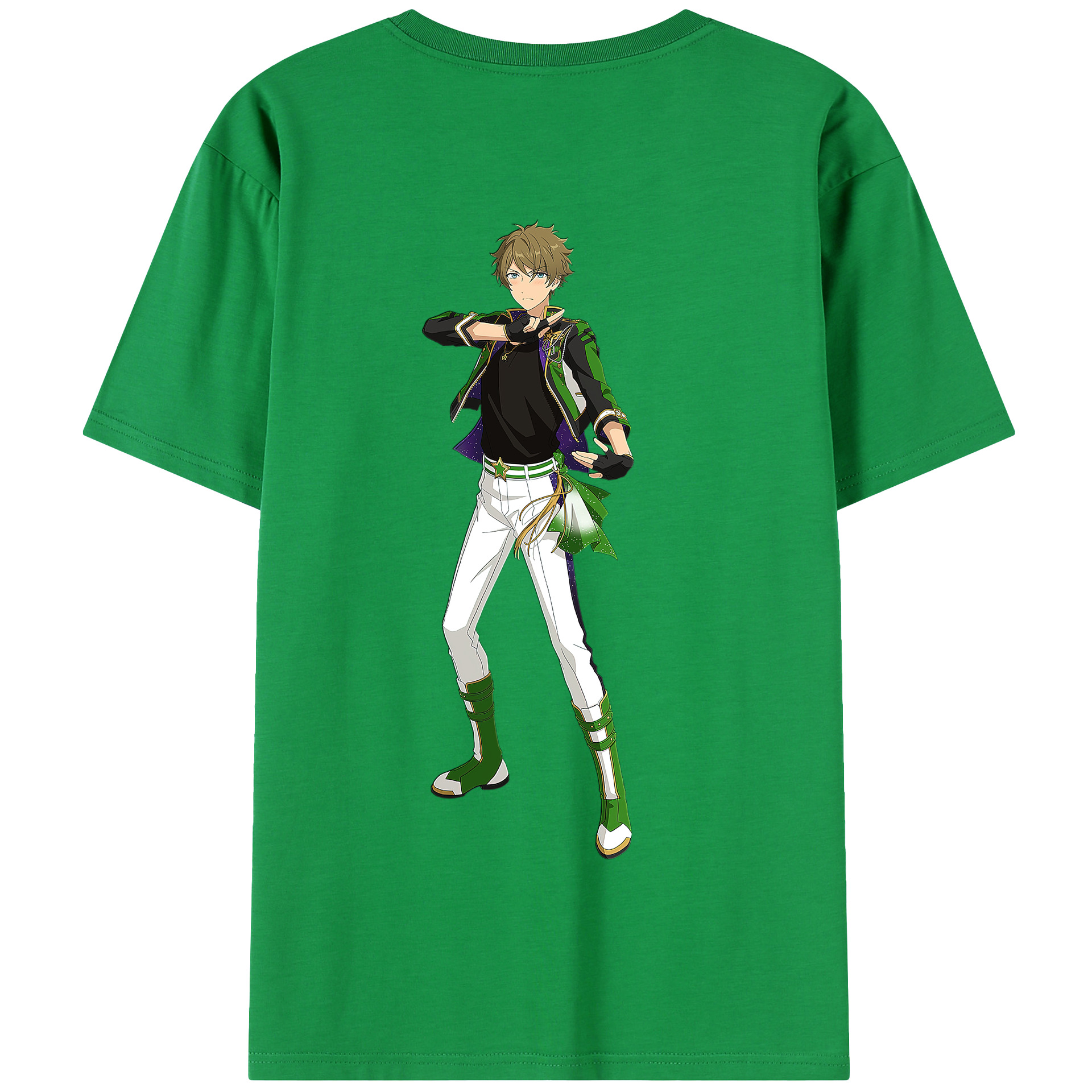 （画像用） あんさんぶるスターズ! Ensemble Stars 綿100％半袖Tシャツ（背面プリント）