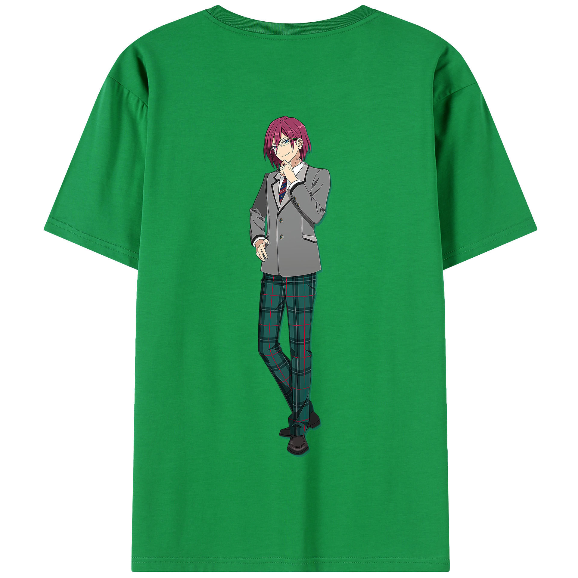 （画像用） あんさんぶるスターズ! Ensemble Stars 綿100％半袖Tシャツ（背面プリント）