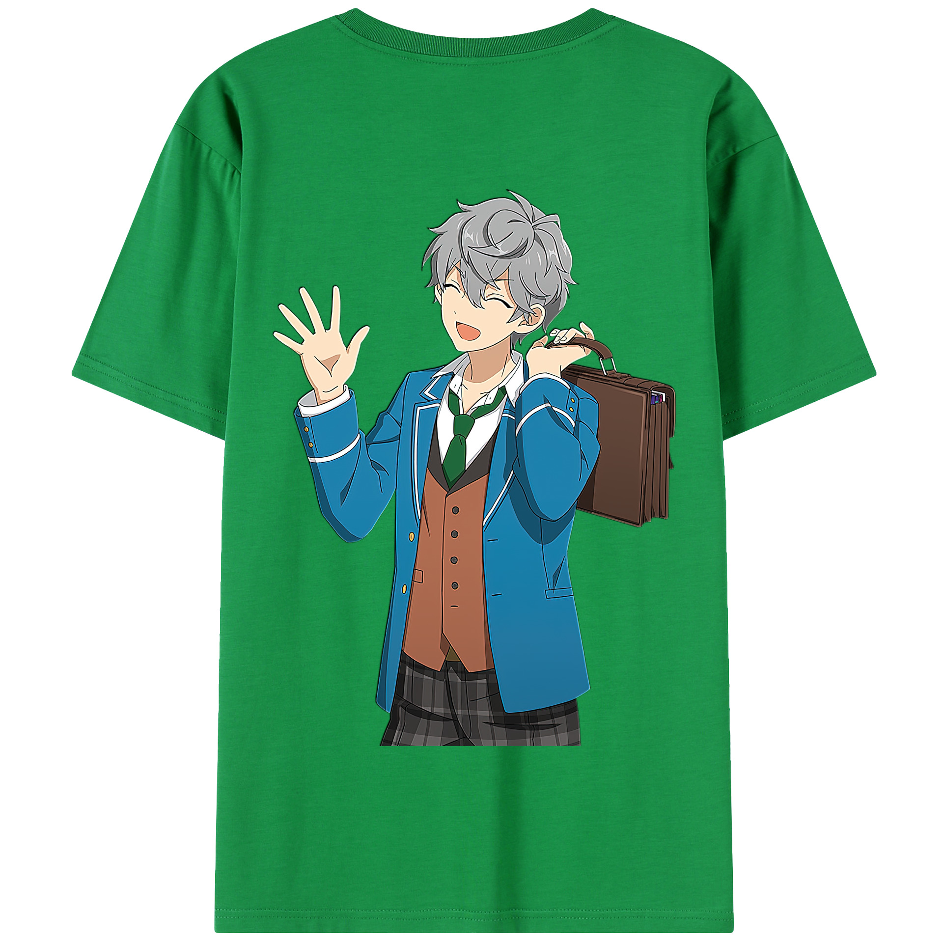（画像用） あんさんぶるスターズ! Ensemble Stars 綿100％半袖Tシャツ（背面プリント）