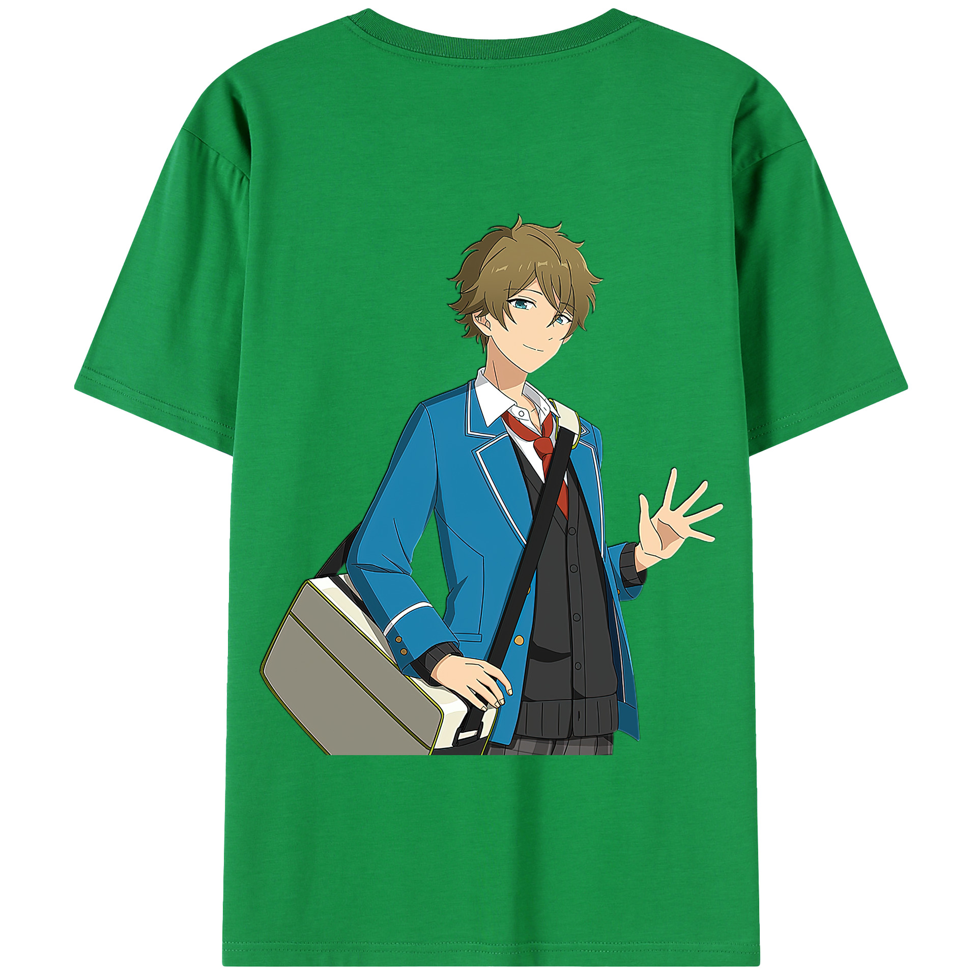 （画像用） あんさんぶるスターズ! Ensemble Stars 綿100％半袖Tシャツ（背面プリント）