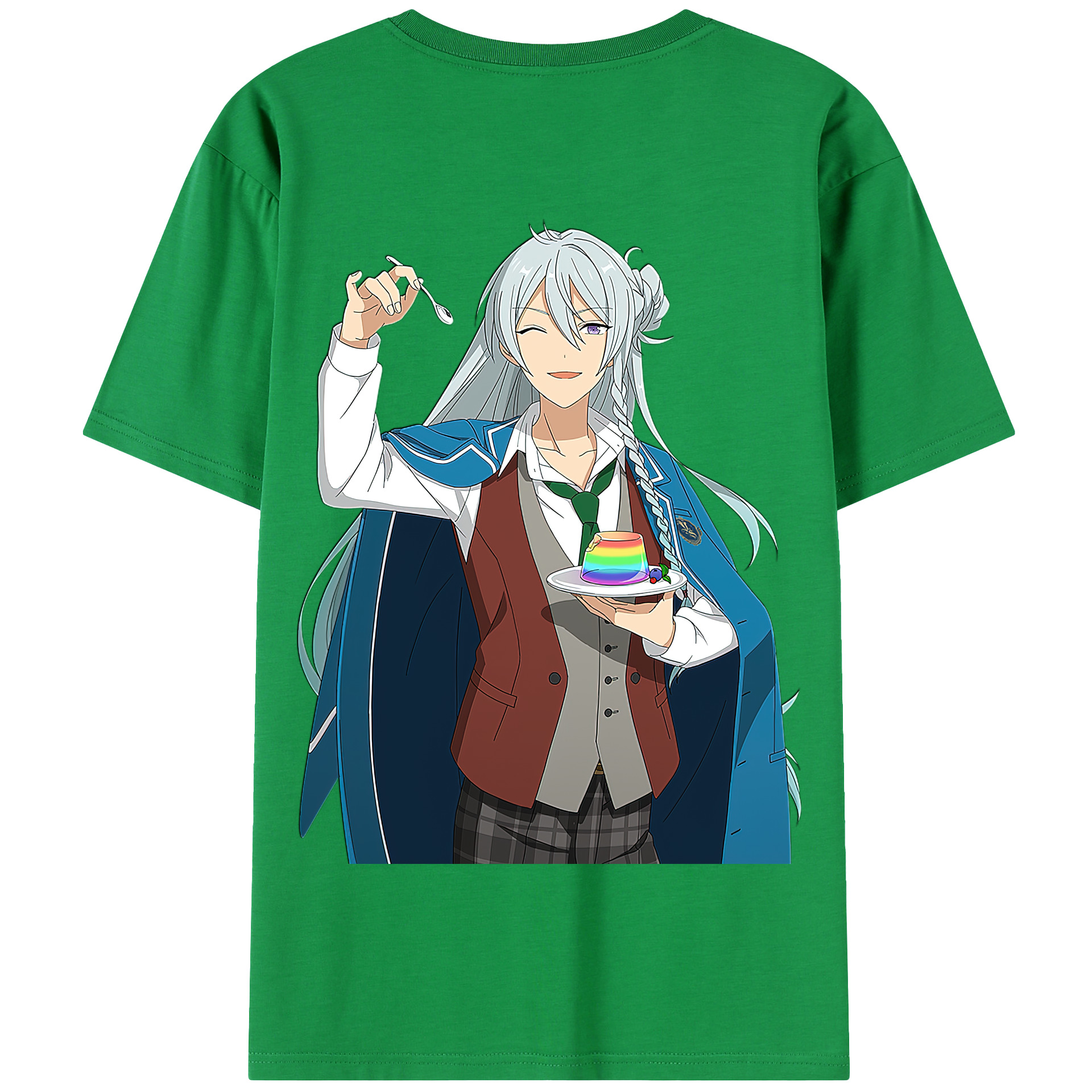 （画像用） あんさんぶるスターズ! Ensemble Stars 綿100％半袖Tシャツ（背面プリント）