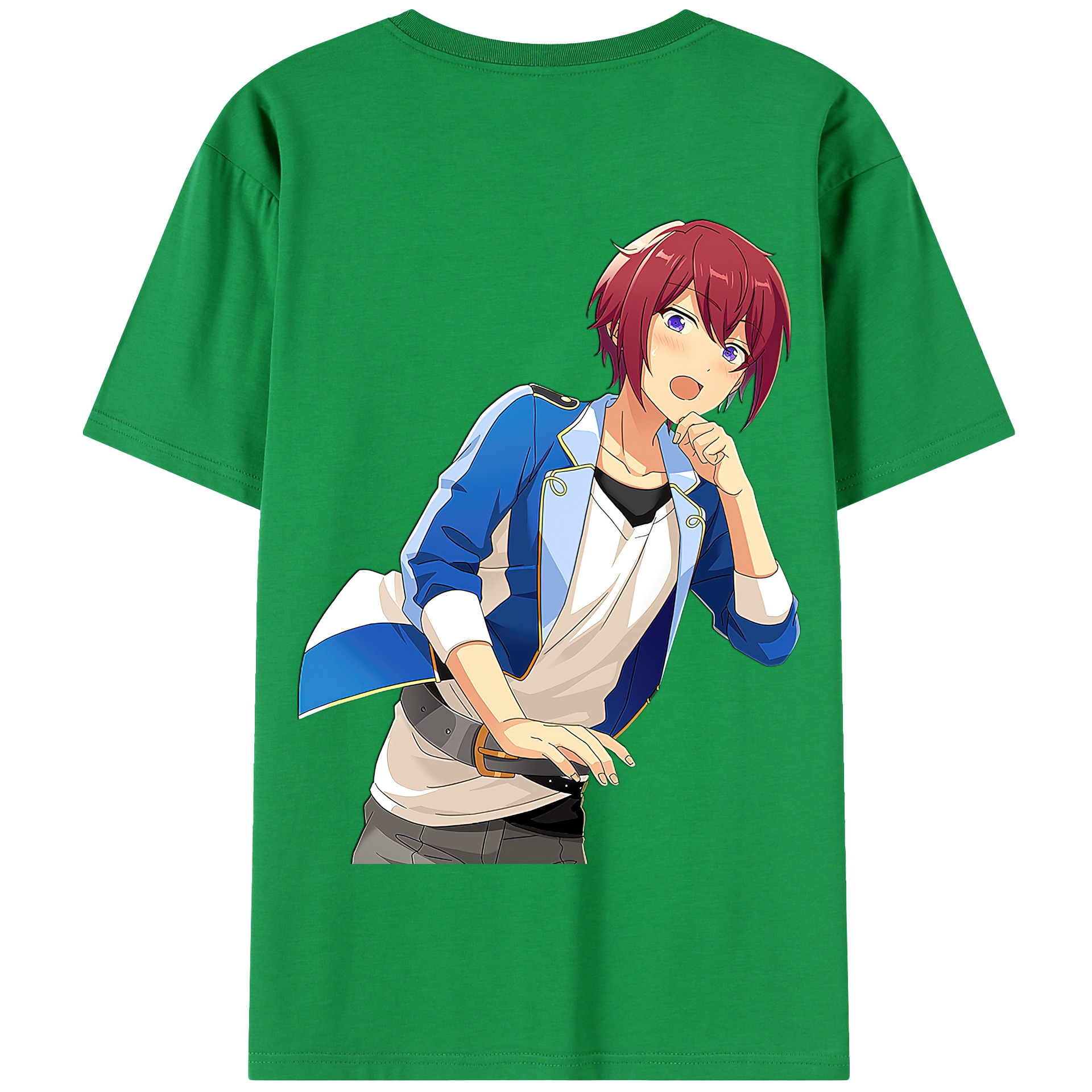 （画像用） あんさんぶるスターズ! Ensemble Stars 綿100％半袖Tシャツ（背面プリント）