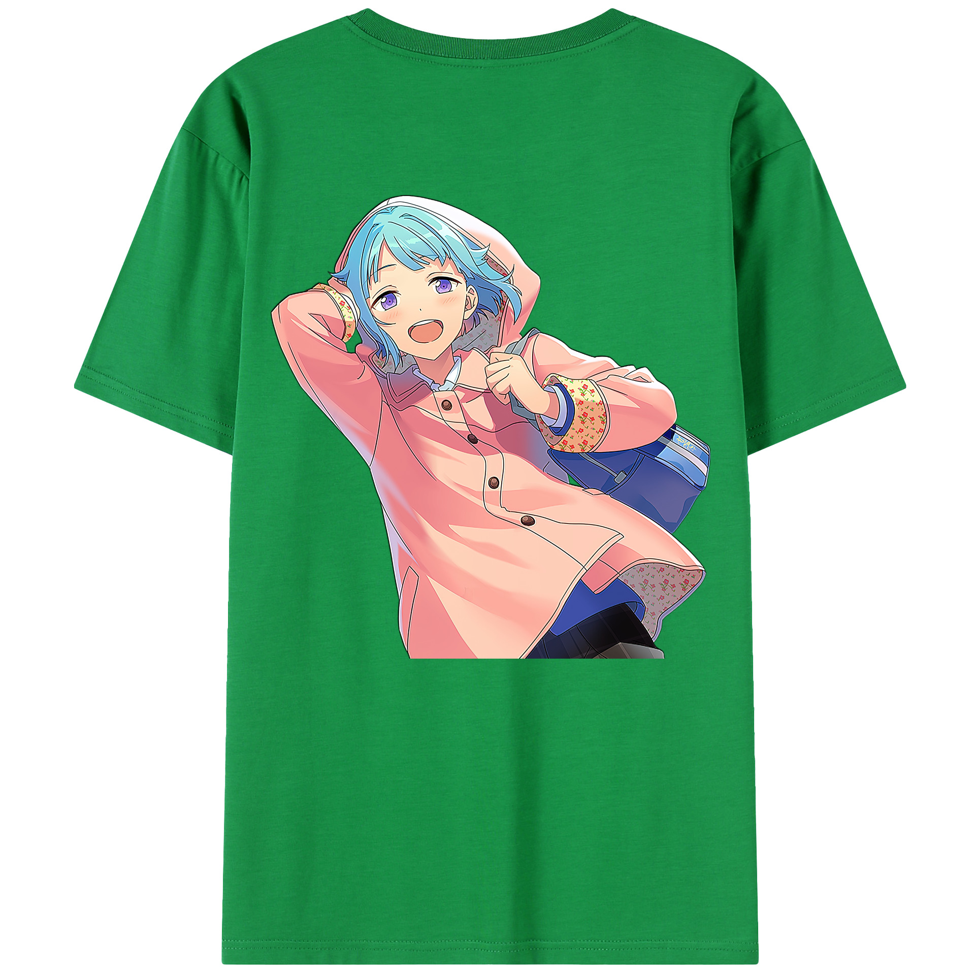 （画像用） あんさんぶるスターズ! Ensemble Stars 綿100％半袖Tシャツ（背面プリント）
