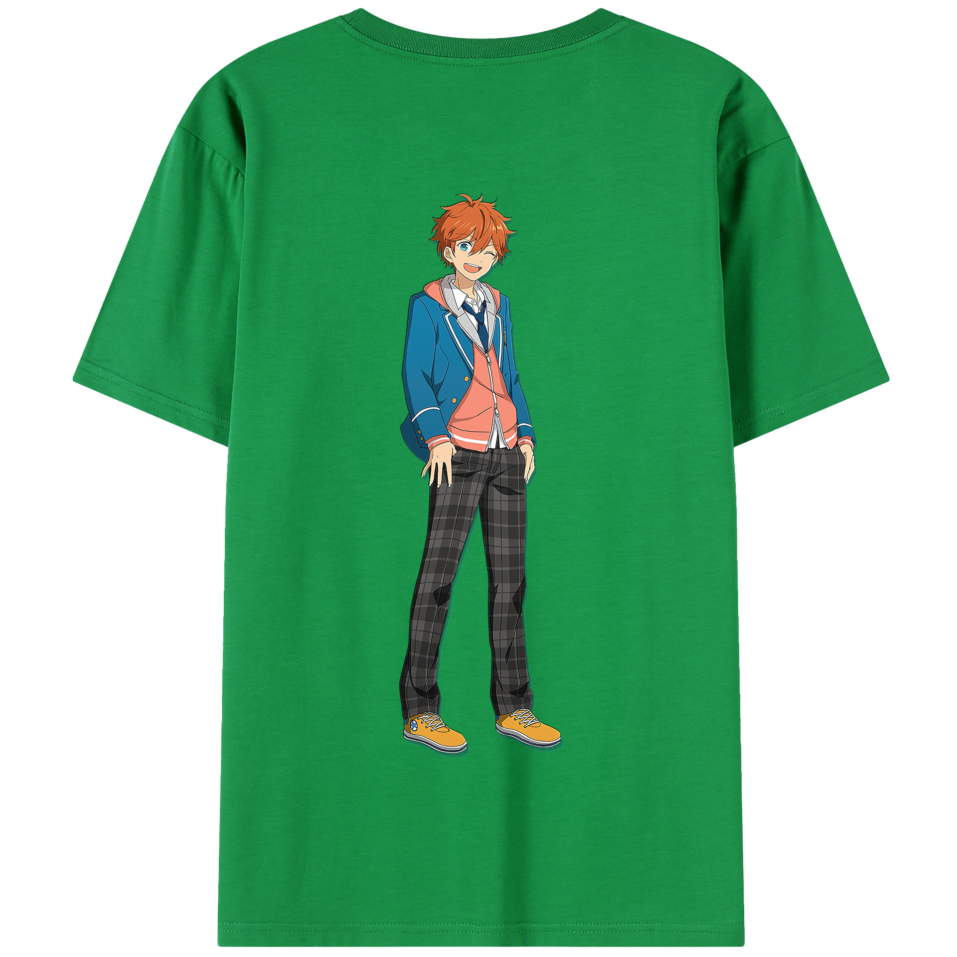（画像用） あんさんぶるスターズ! Ensemble Stars 綿100％半袖Tシャツ（背面プリント）