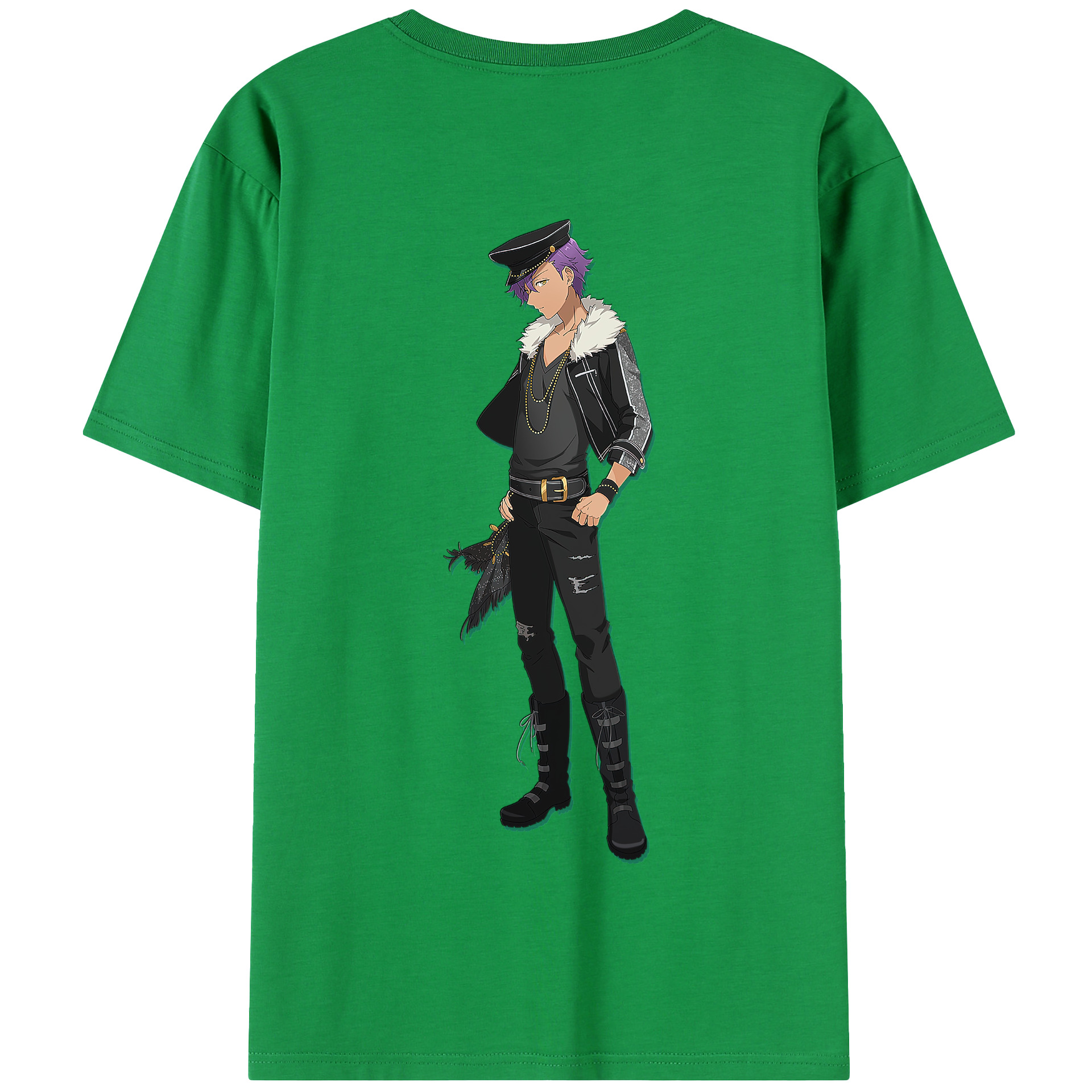 （画像用） あんさんぶるスターズ! Ensemble Stars 綿100％半袖Tシャツ（背面プリント）