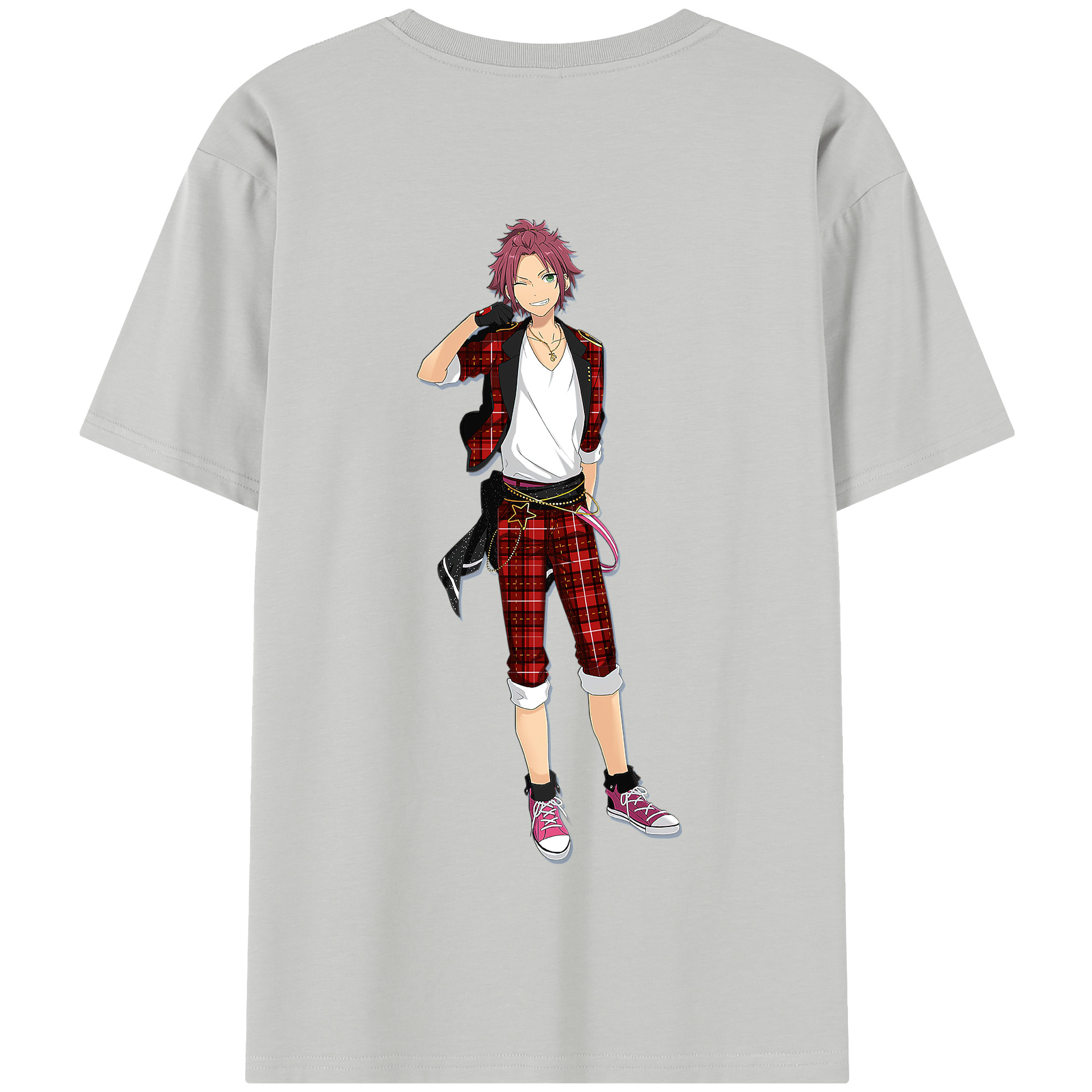 （画像用） あんさんぶるスターズ! Ensemble Stars 綿100％半袖Tシャツ（背面プリント）