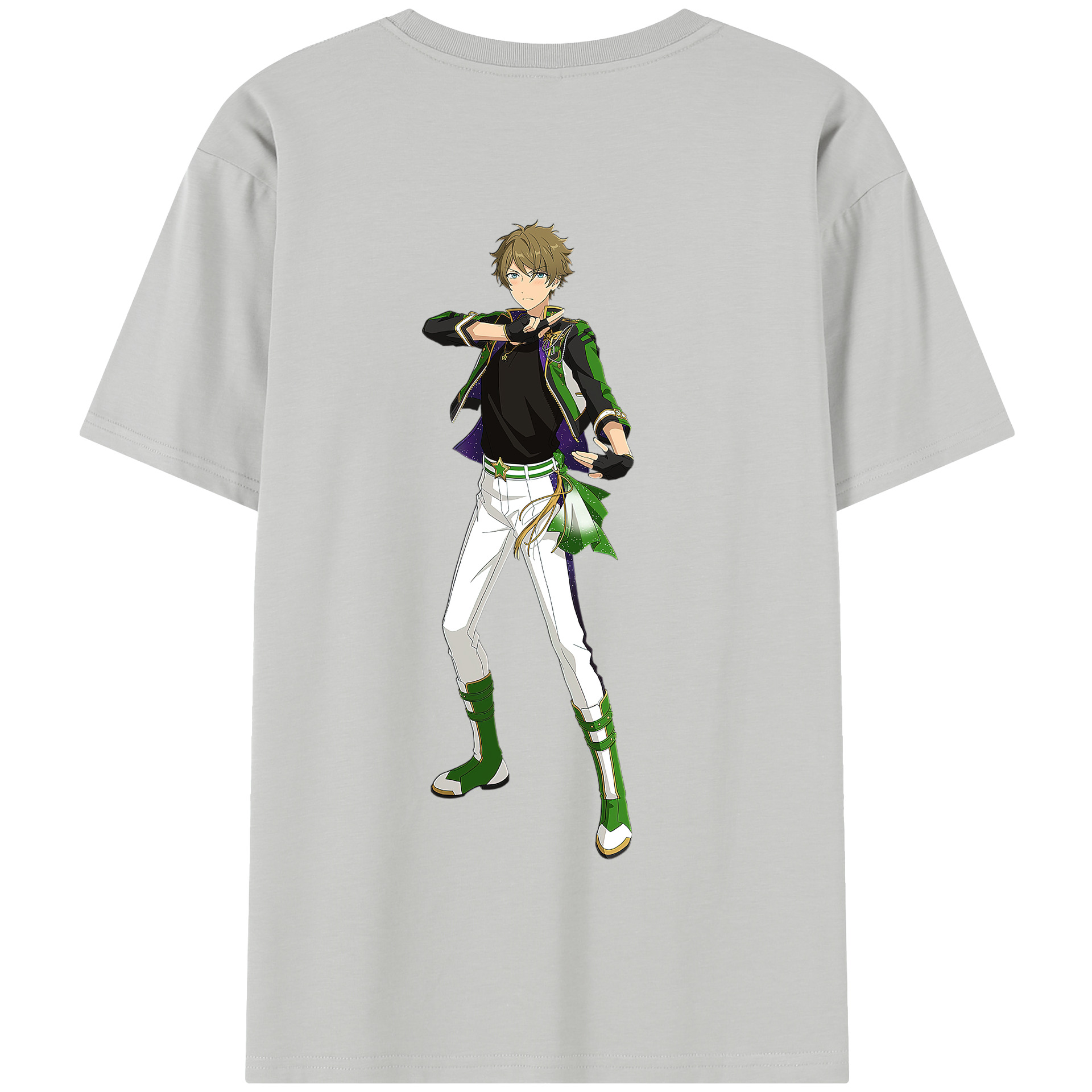 （画像用） あんさんぶるスターズ! Ensemble Stars 綿100％半袖Tシャツ（背面プリント）