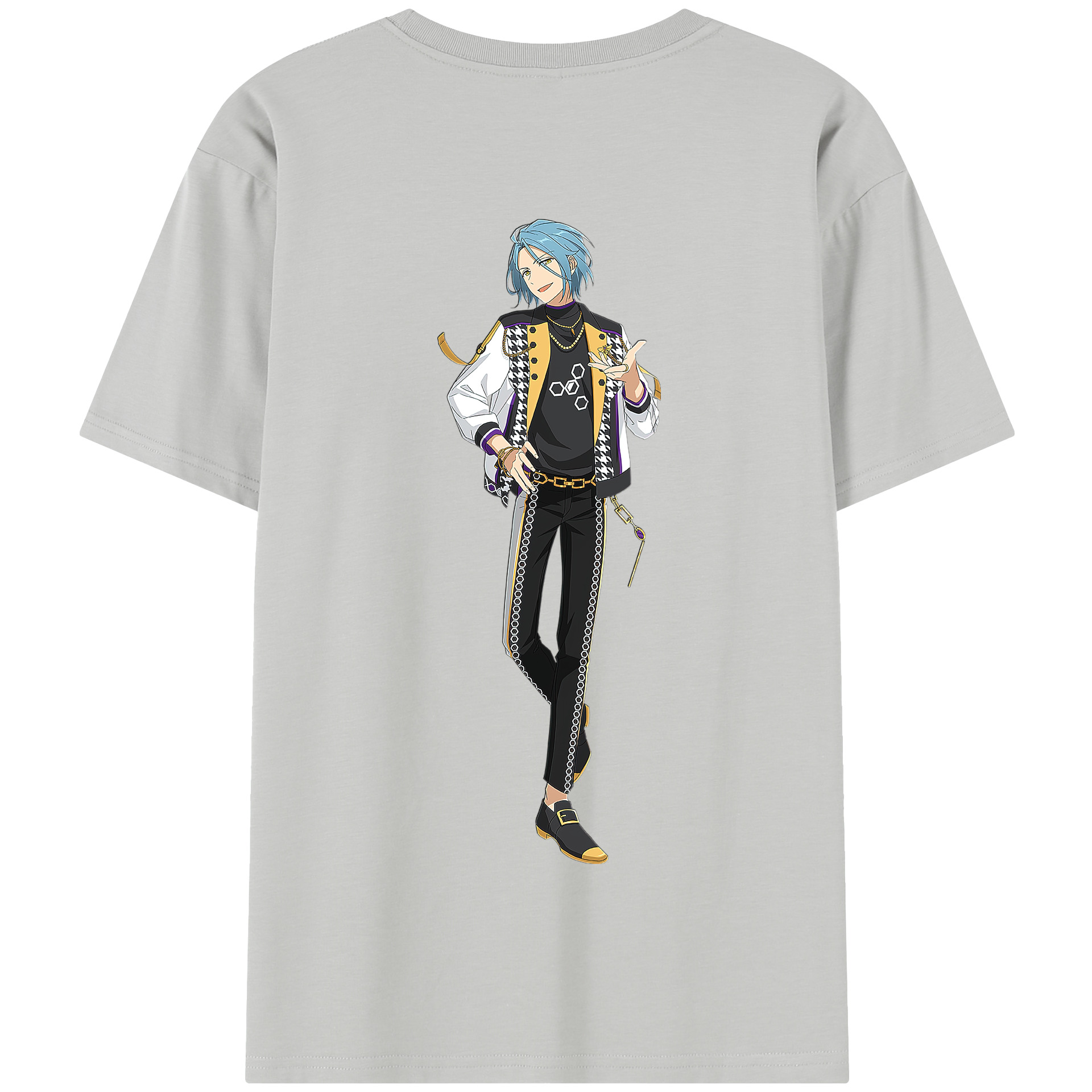 （画像用） あんさんぶるスターズ! Ensemble Stars 綿100％半袖Tシャツ（背面プリント）