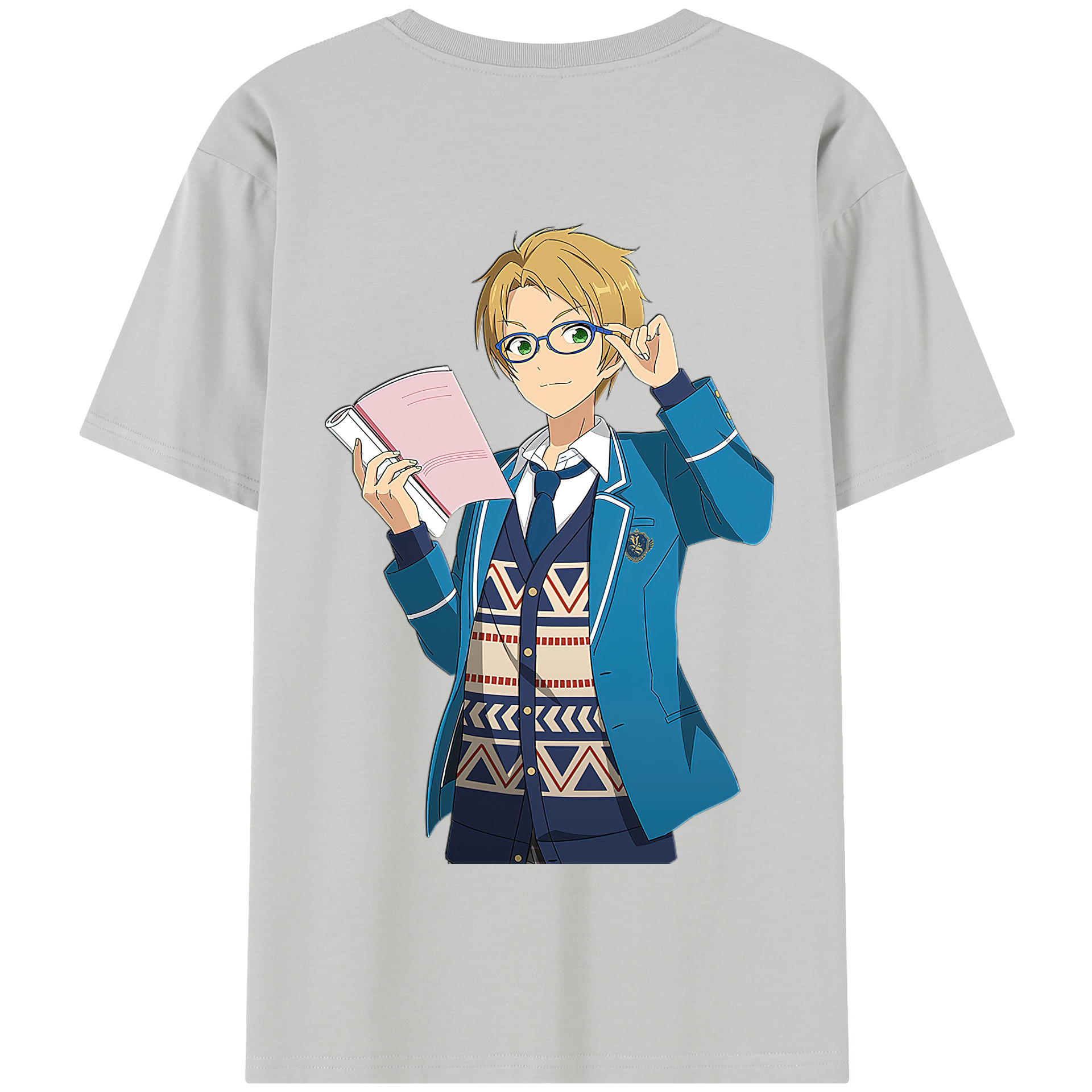 （画像用） あんさんぶるスターズ! Ensemble Stars 綿100％半袖Tシャツ（背面プリント）