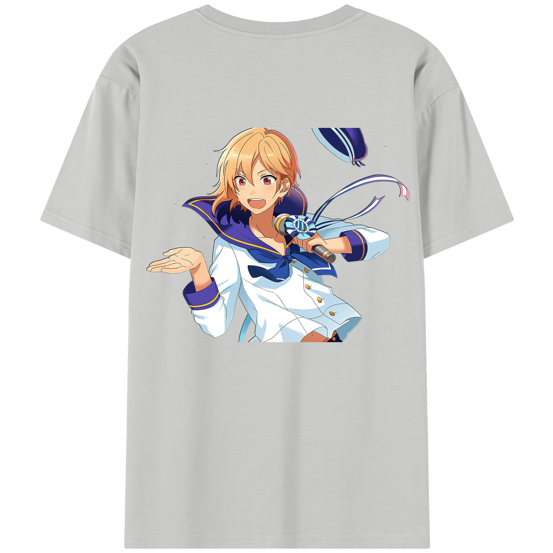 （画像用） あんさんぶるスターズ! Ensemble Stars 綿100％半袖Tシャツ（背面プリント）