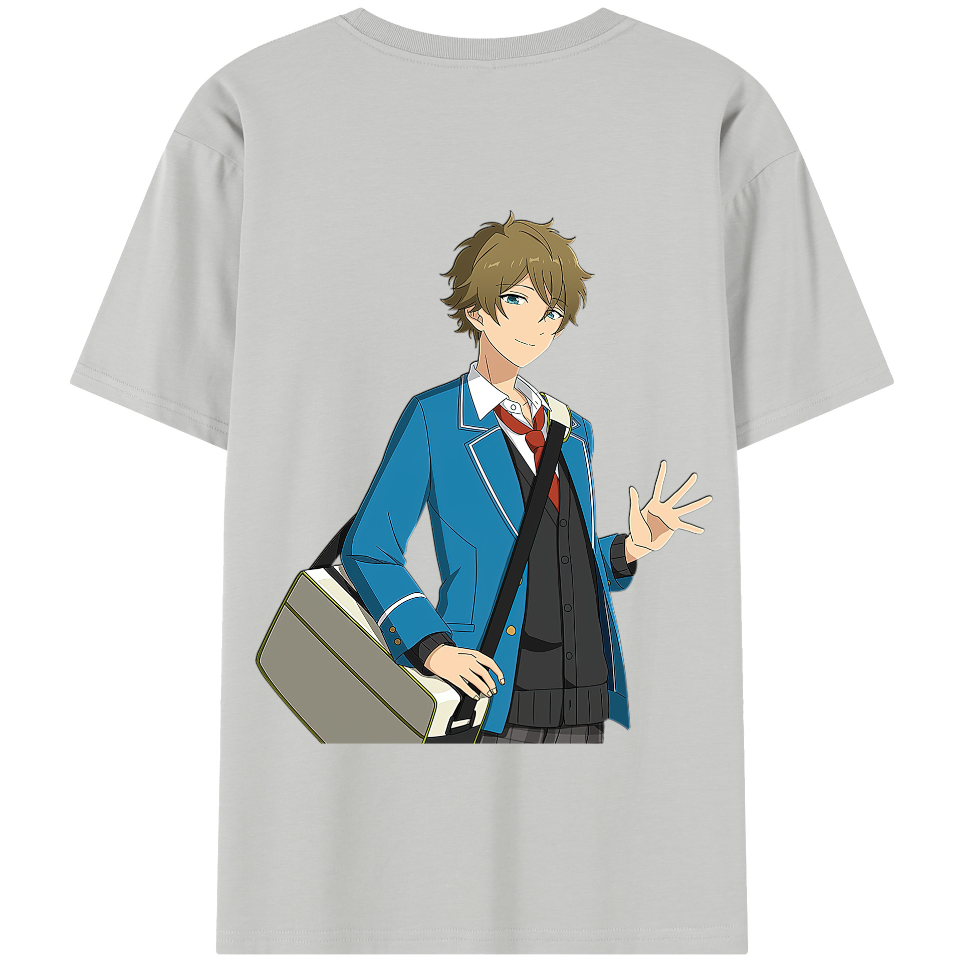 （画像用） あんさんぶるスターズ! Ensemble Stars 綿100％半袖Tシャツ（背面プリント）