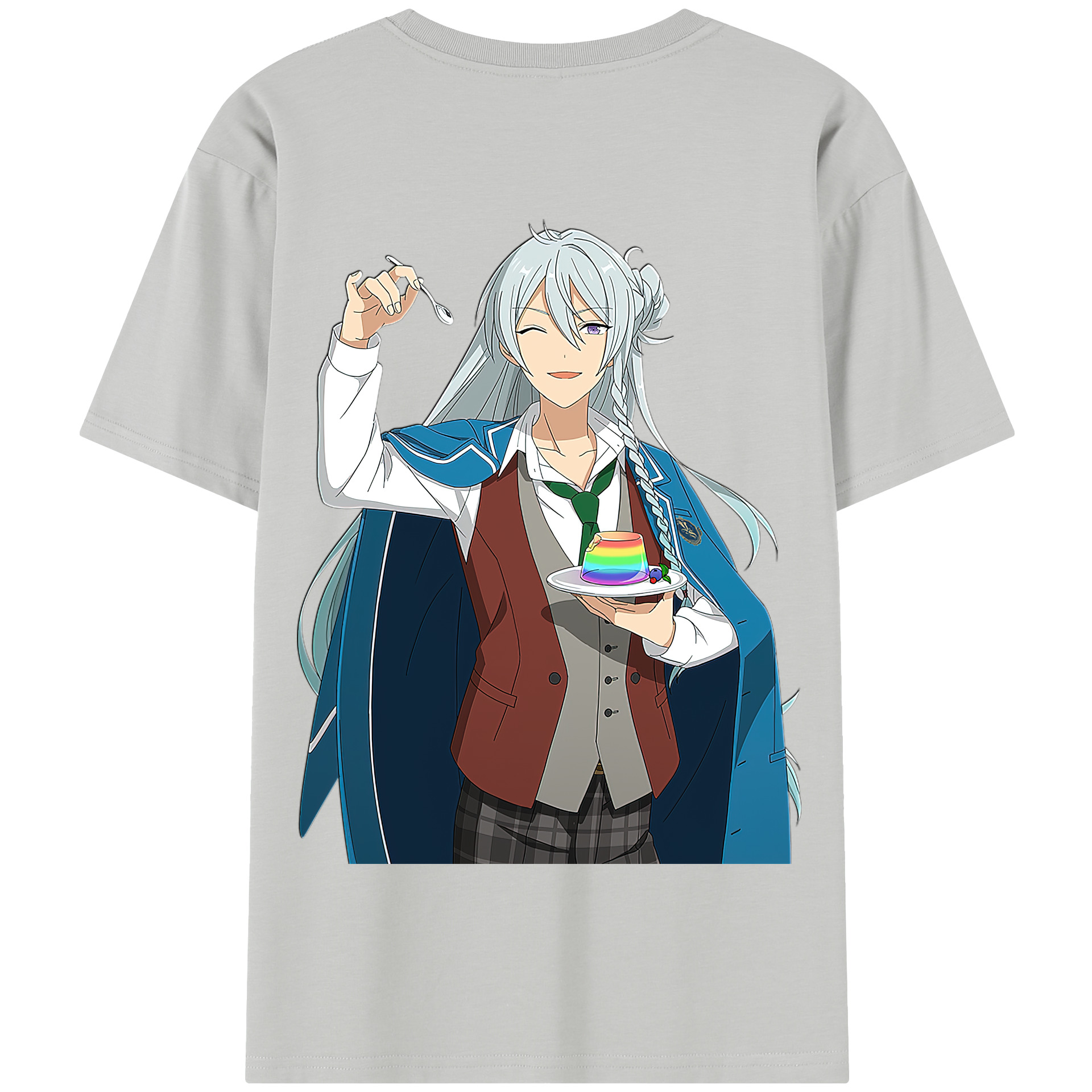 （画像用） あんさんぶるスターズ! Ensemble Stars 綿100％半袖Tシャツ（背面プリント）