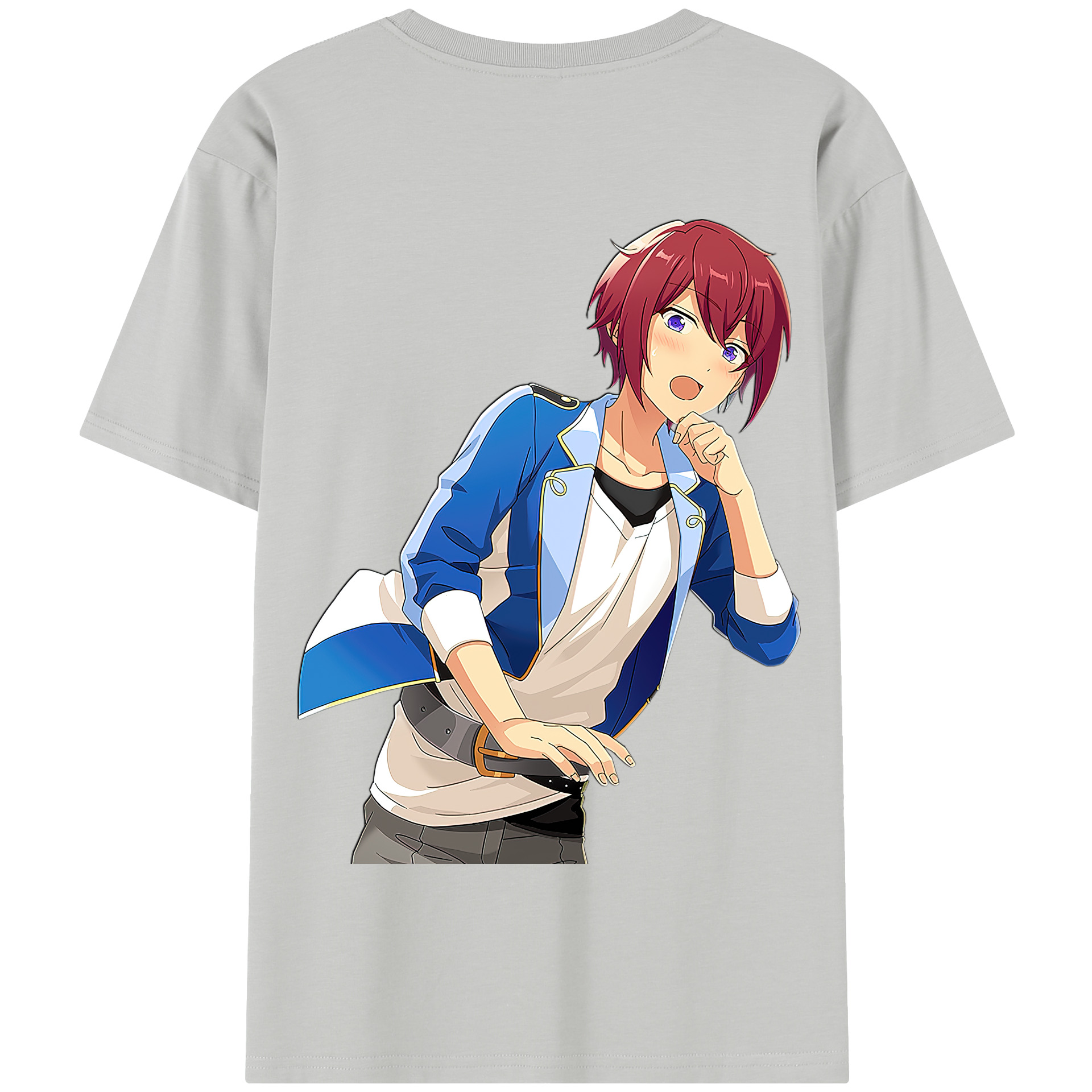 （画像用） あんさんぶるスターズ! Ensemble Stars 綿100％半袖Tシャツ（背面プリント）