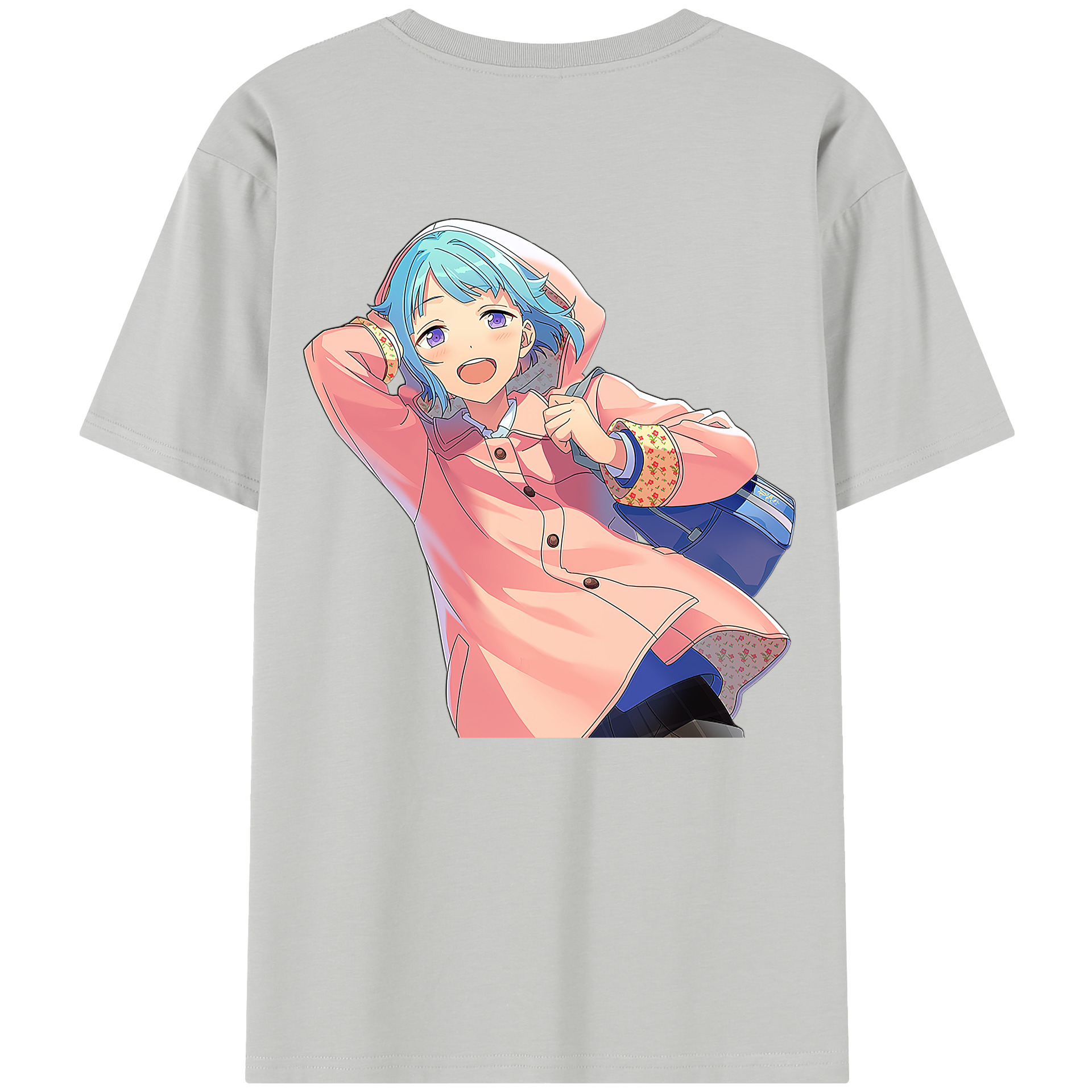 （画像用） あんさんぶるスターズ! Ensemble Stars 綿100％半袖Tシャツ（背面プリント）