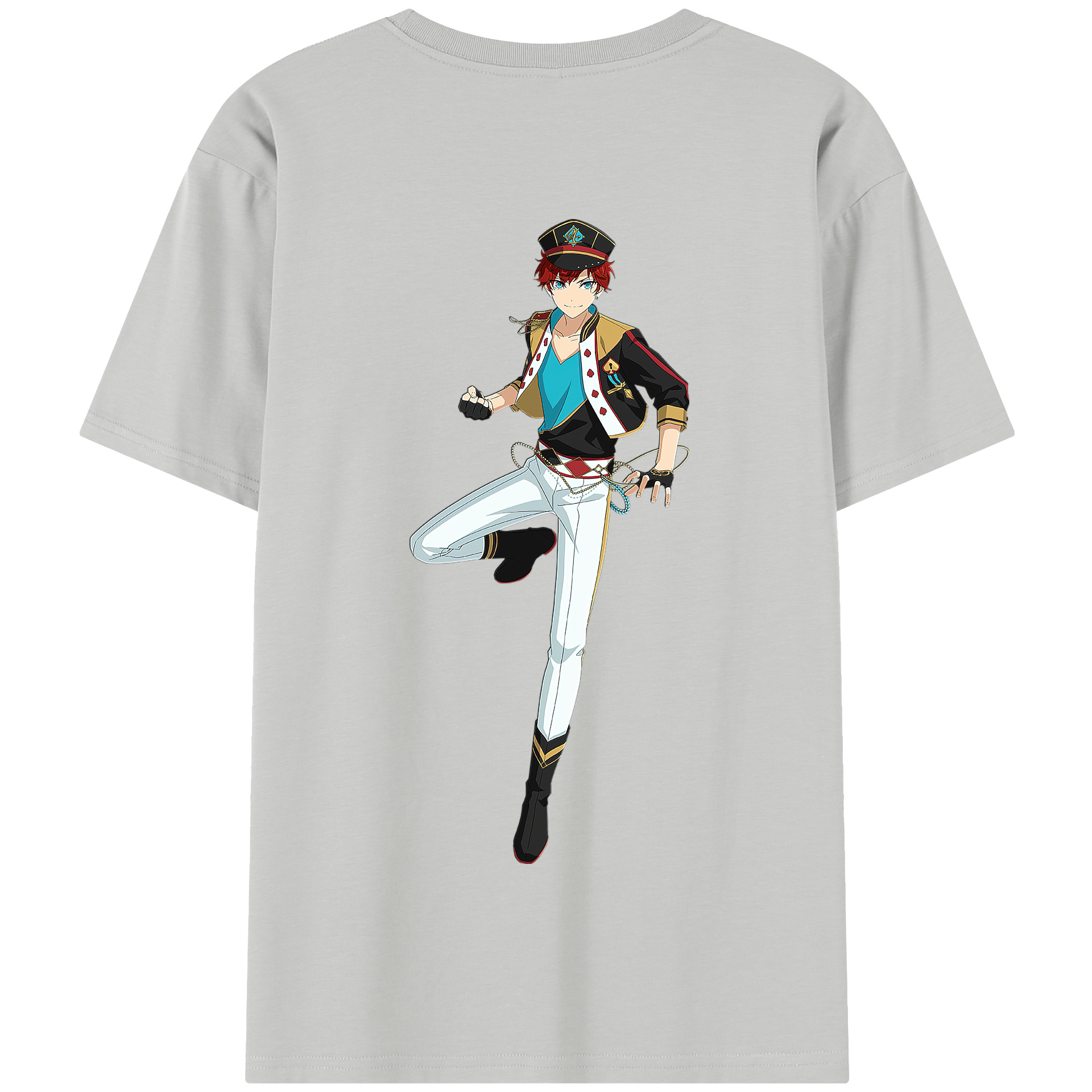（画像用） あんさんぶるスターズ! Ensemble Stars 綿100％半袖Tシャツ（背面プリント）