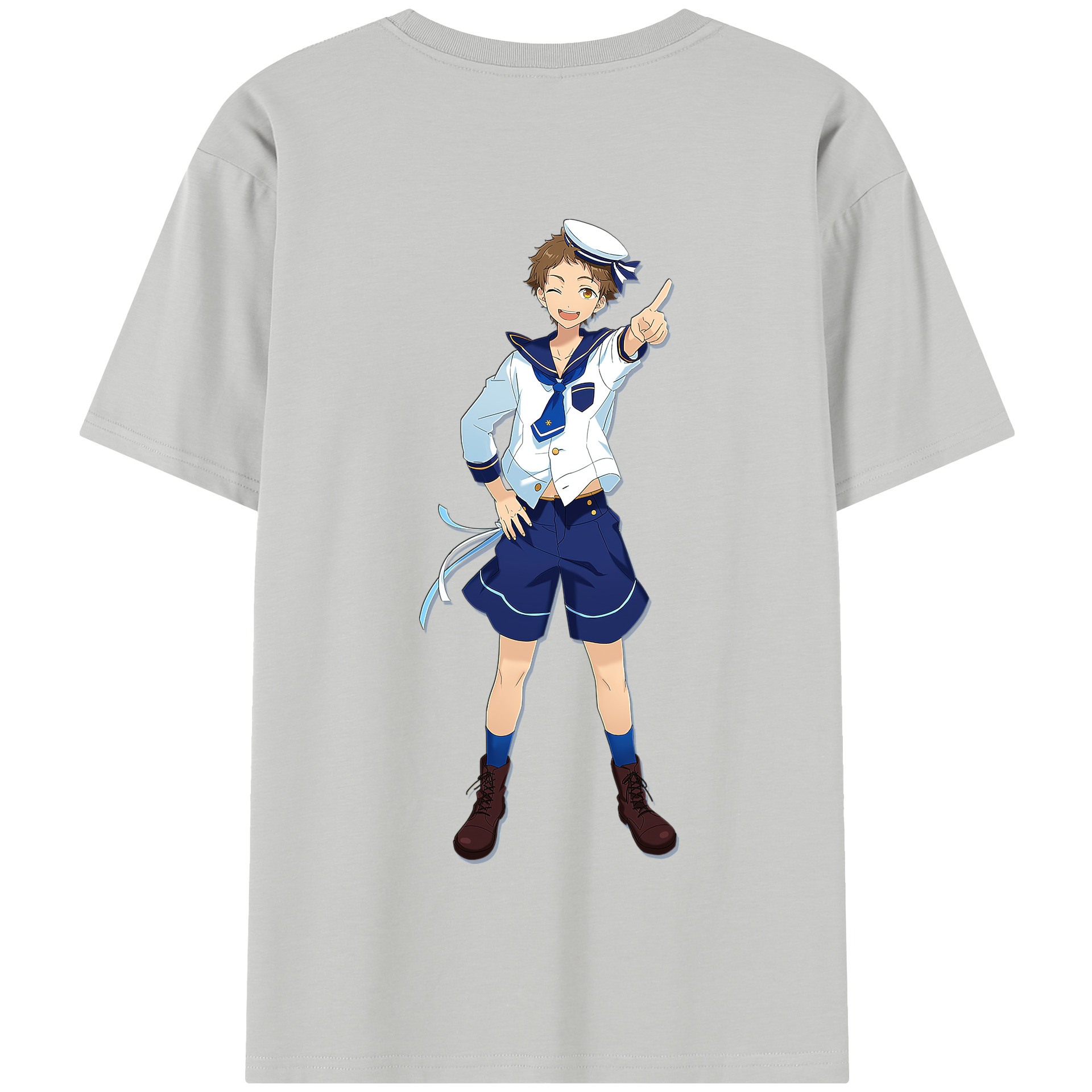 （画像用） あんさんぶるスターズ! Ensemble Stars 綿100％半袖Tシャツ（背面プリント）