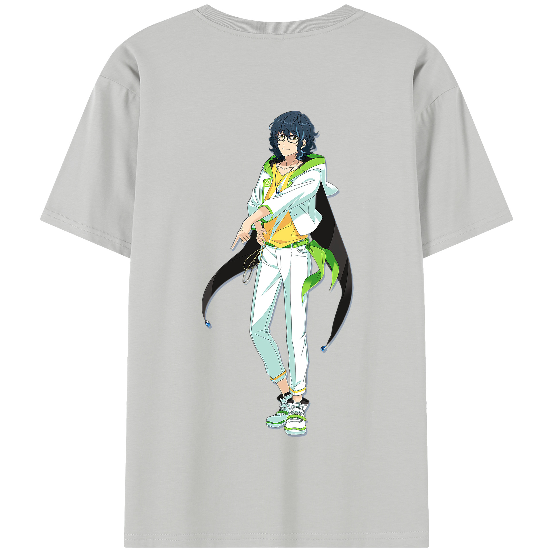 （画像用） あんさんぶるスターズ! Ensemble Stars 綿100％半袖Tシャツ（背面プリント）