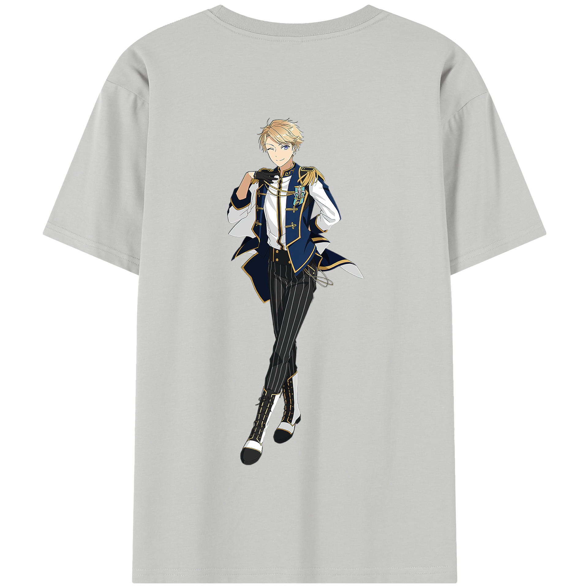（画像用） あんさんぶるスターズ! Ensemble Stars 綿100％半袖Tシャツ（背面プリント）
